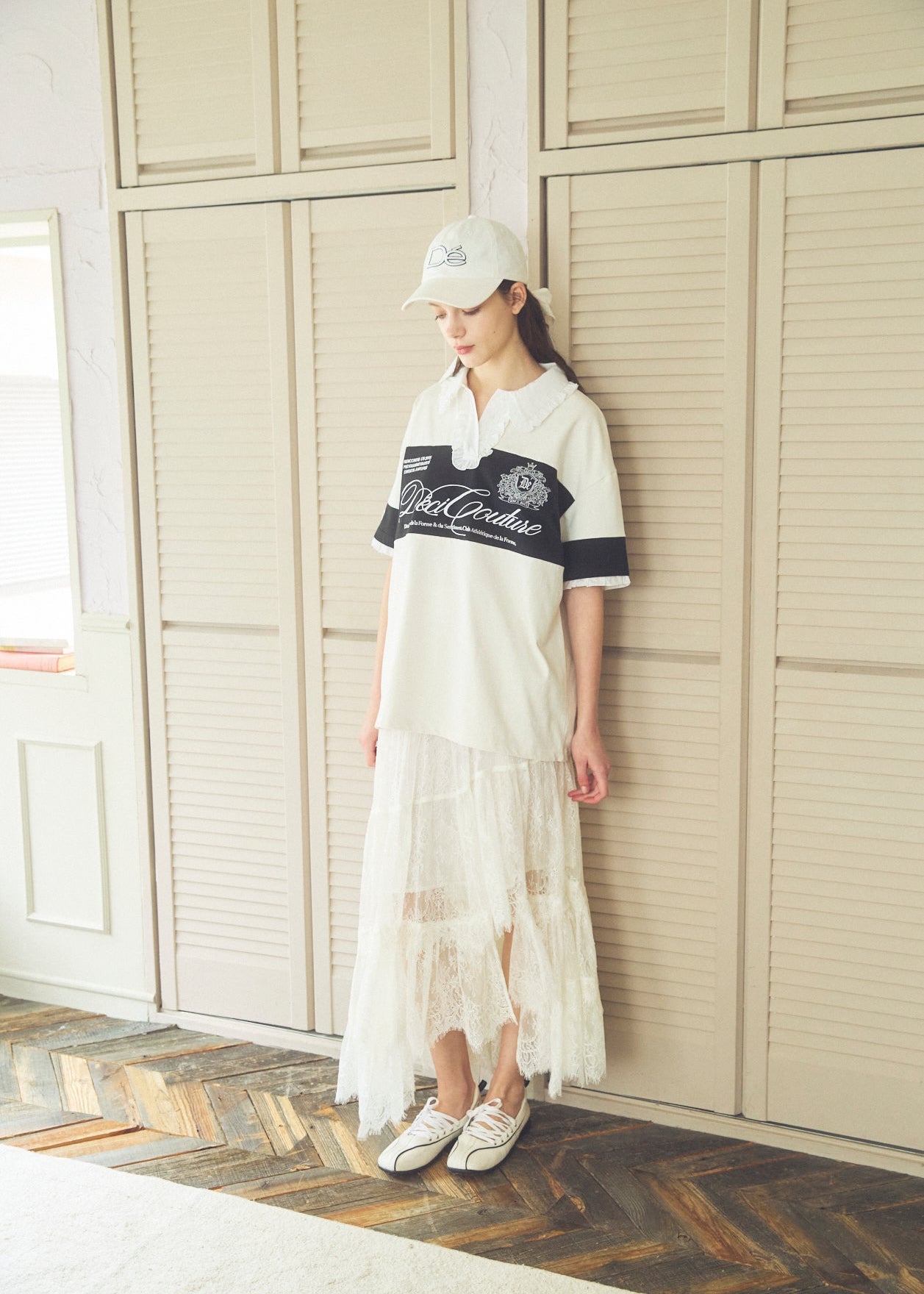 Asymmetric Lace Skirt