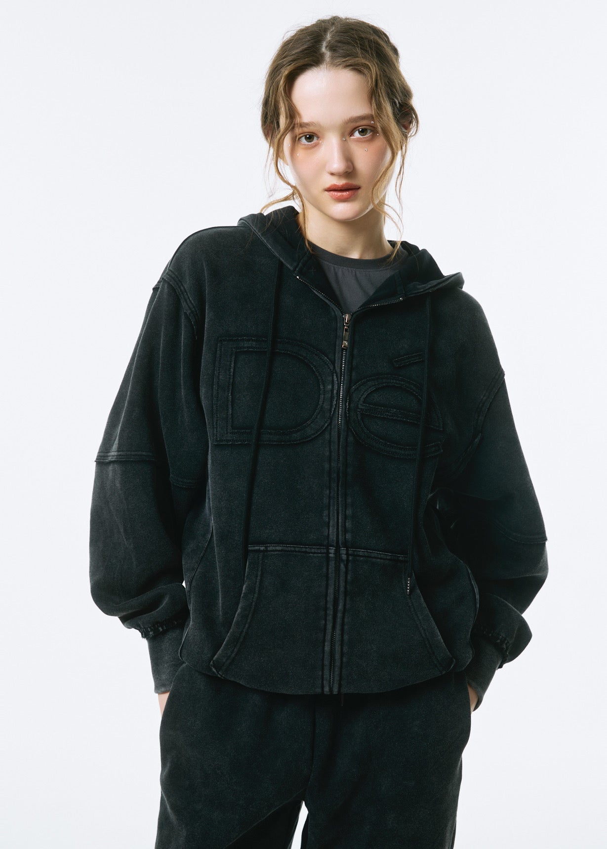 Dé Logo Zip Hoodie