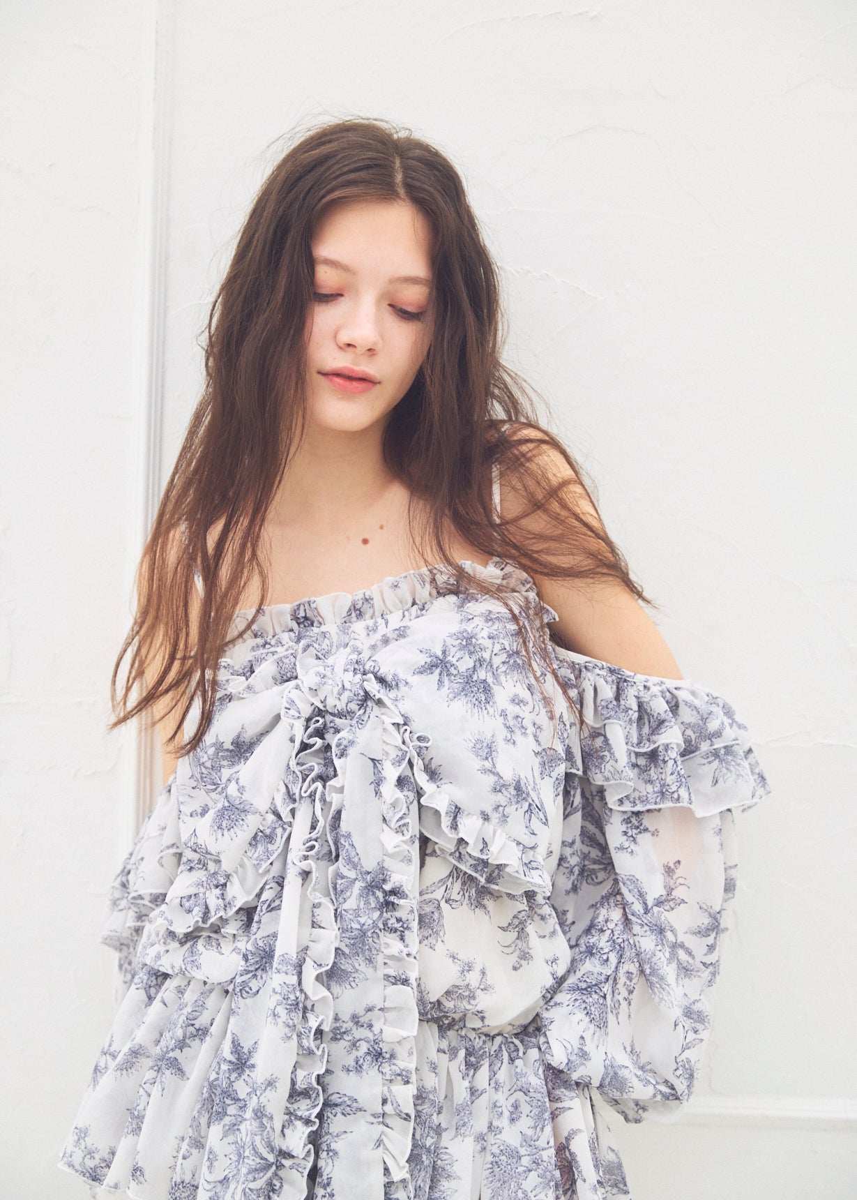 2Way Ribbon Tunic【FLOWER】