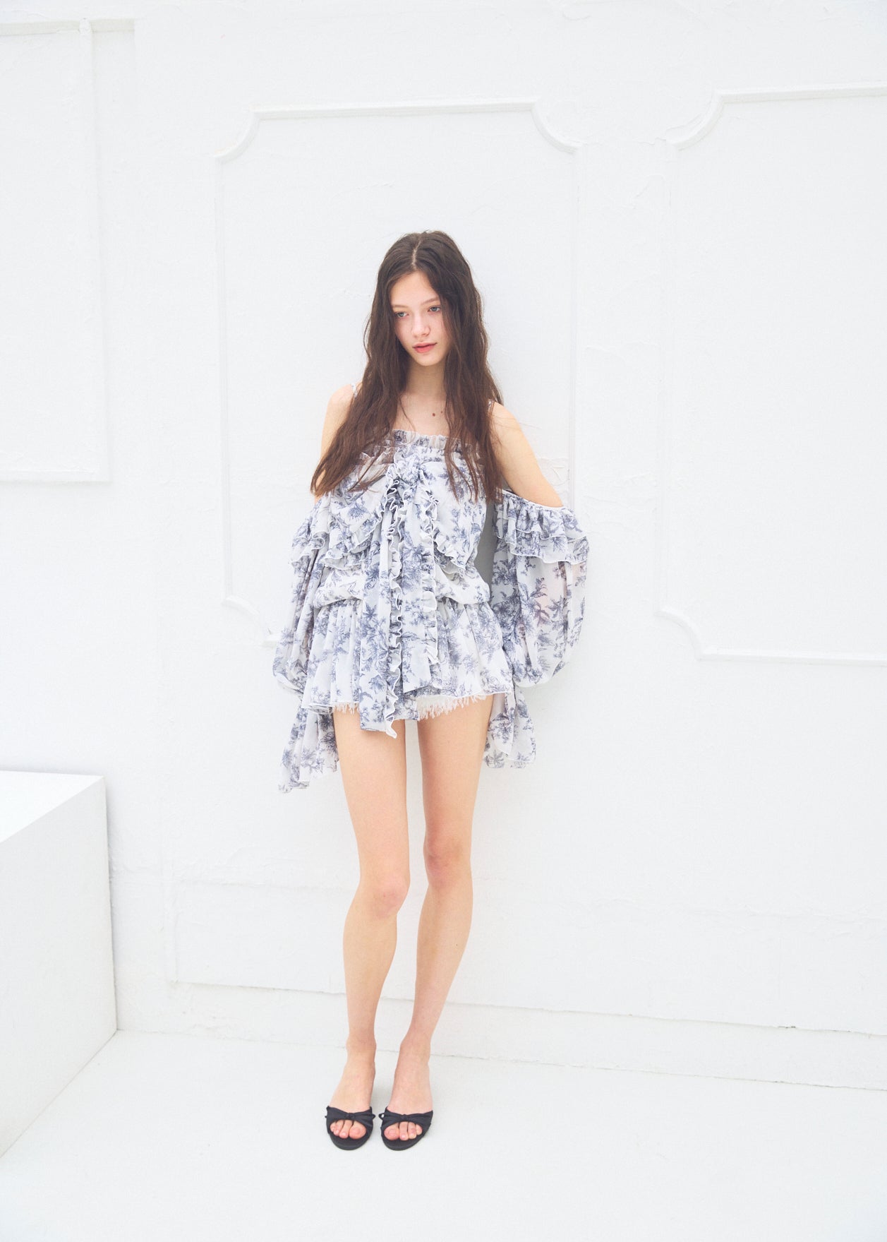2Way Ribbon Tunic【FLOWER】