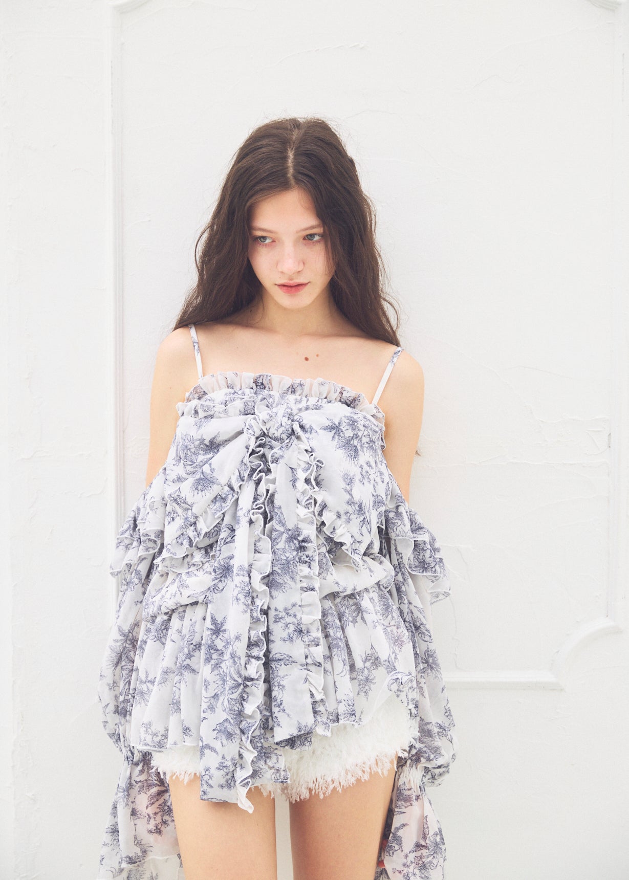 2Way Ribbon Tunic【FLOWER】