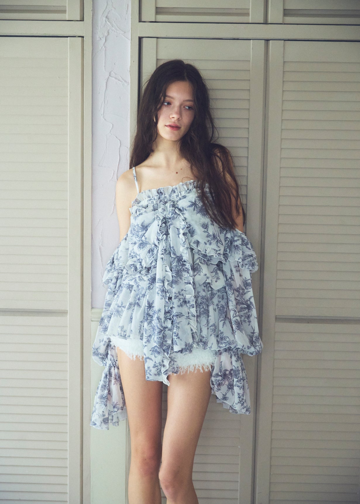 2Way Ribbon Tunic【FLOWER】