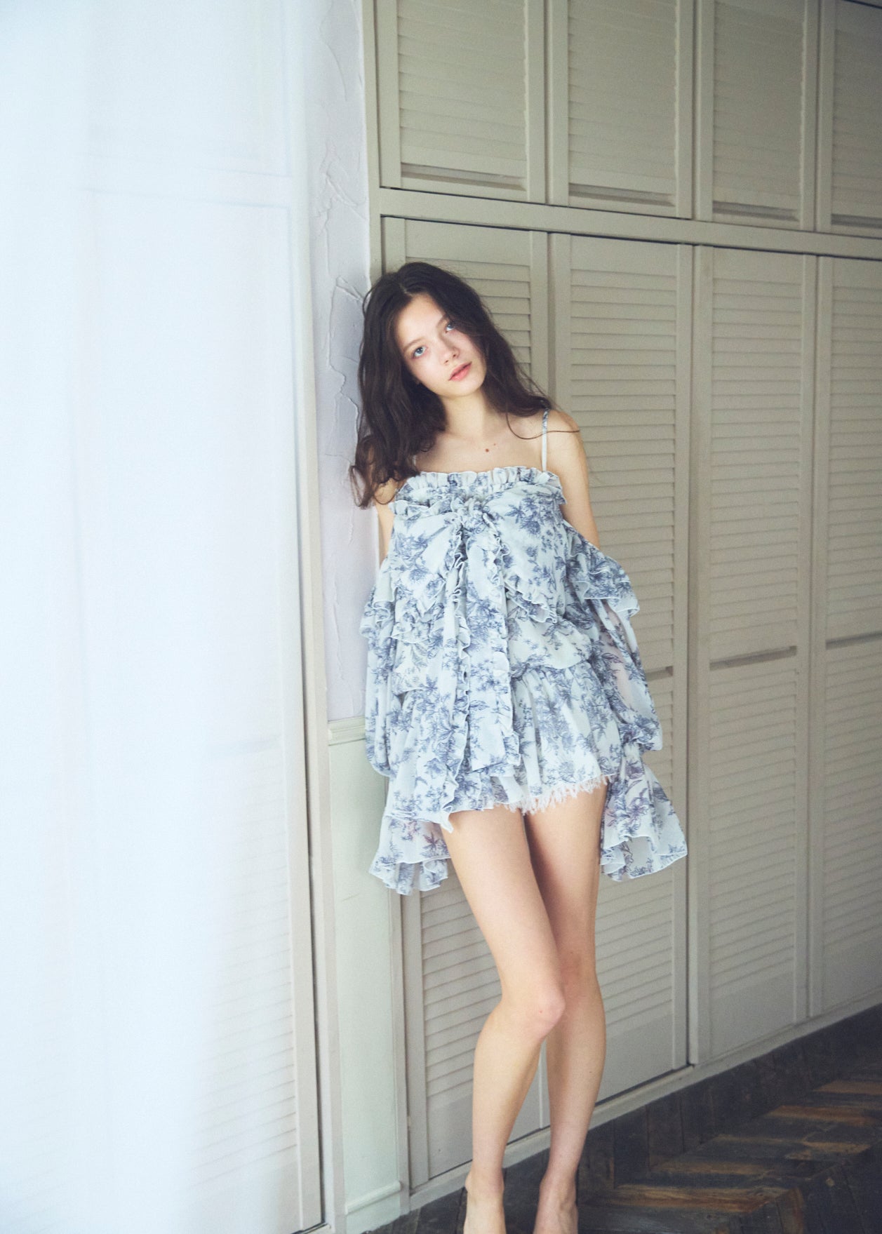 2Way Ribbon Tunic【FLOWER】
