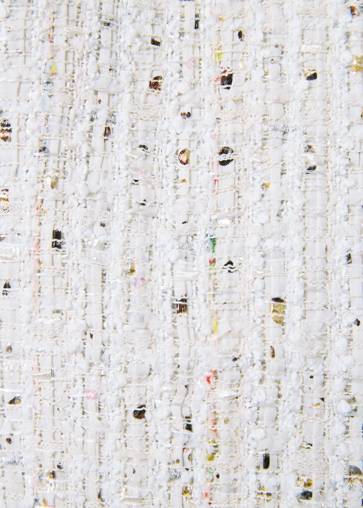 Fancy Tweed Frill Top