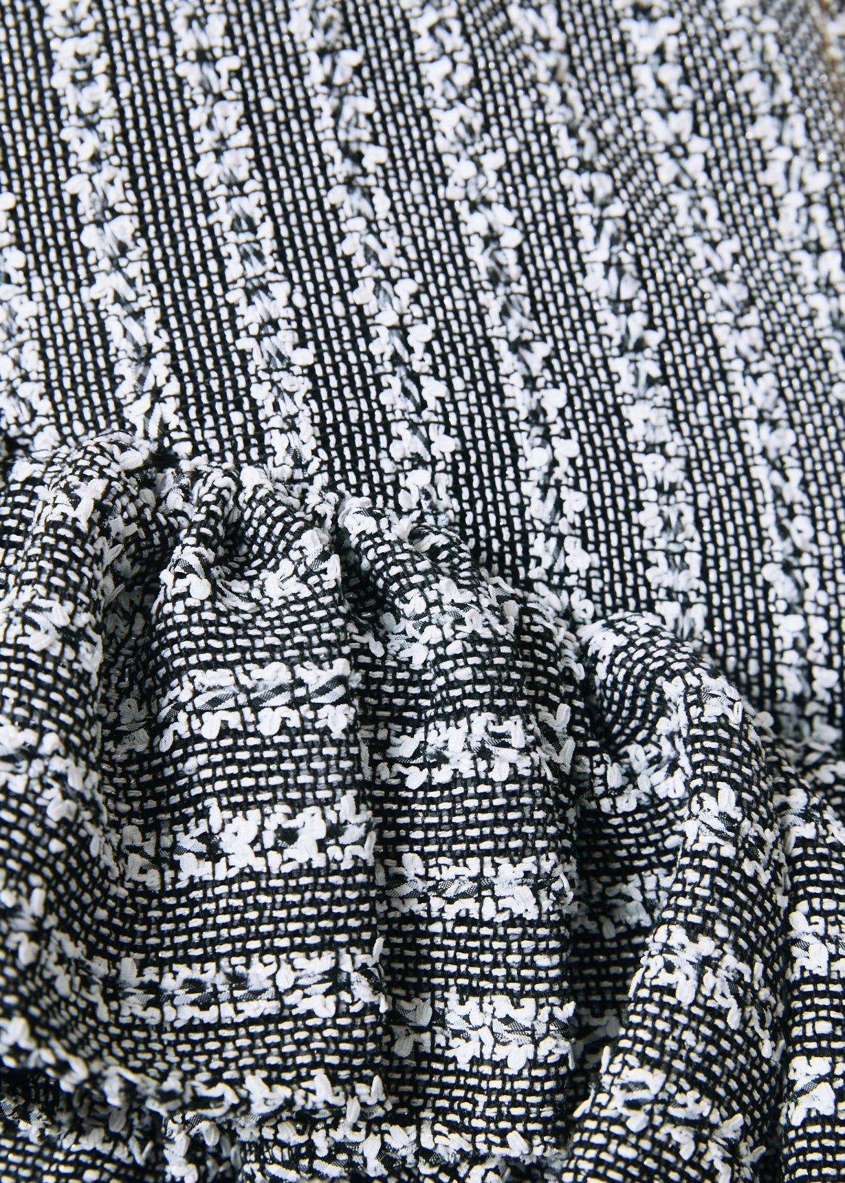 Fancy Tweed Frill Top