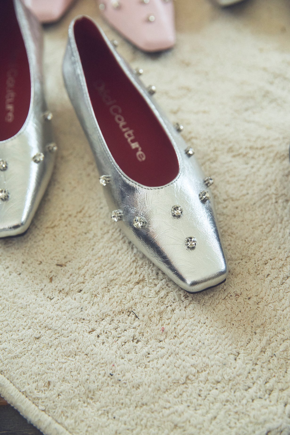 Square Toe Bijou Pumps