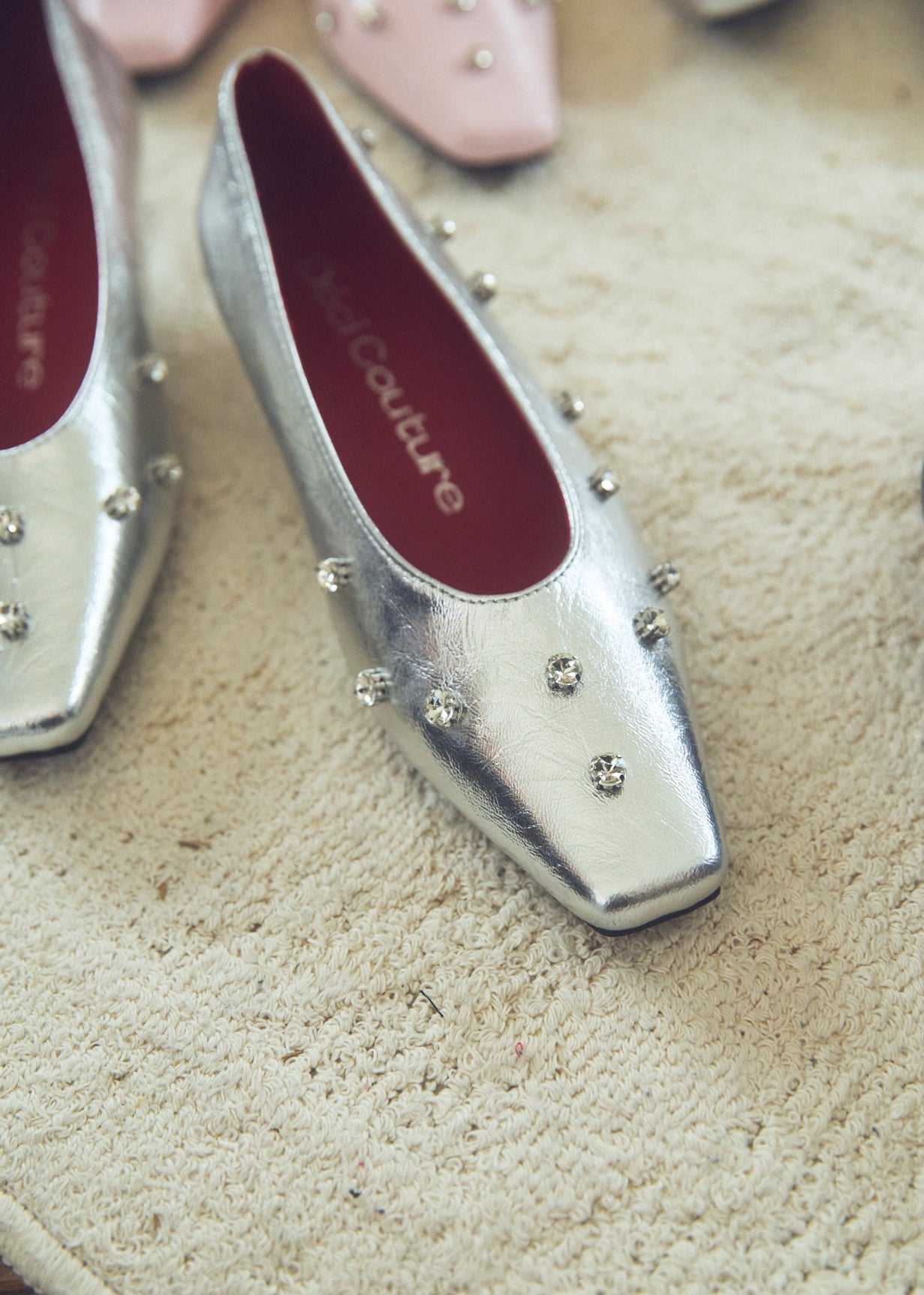 Square Toe Bijou Pumps