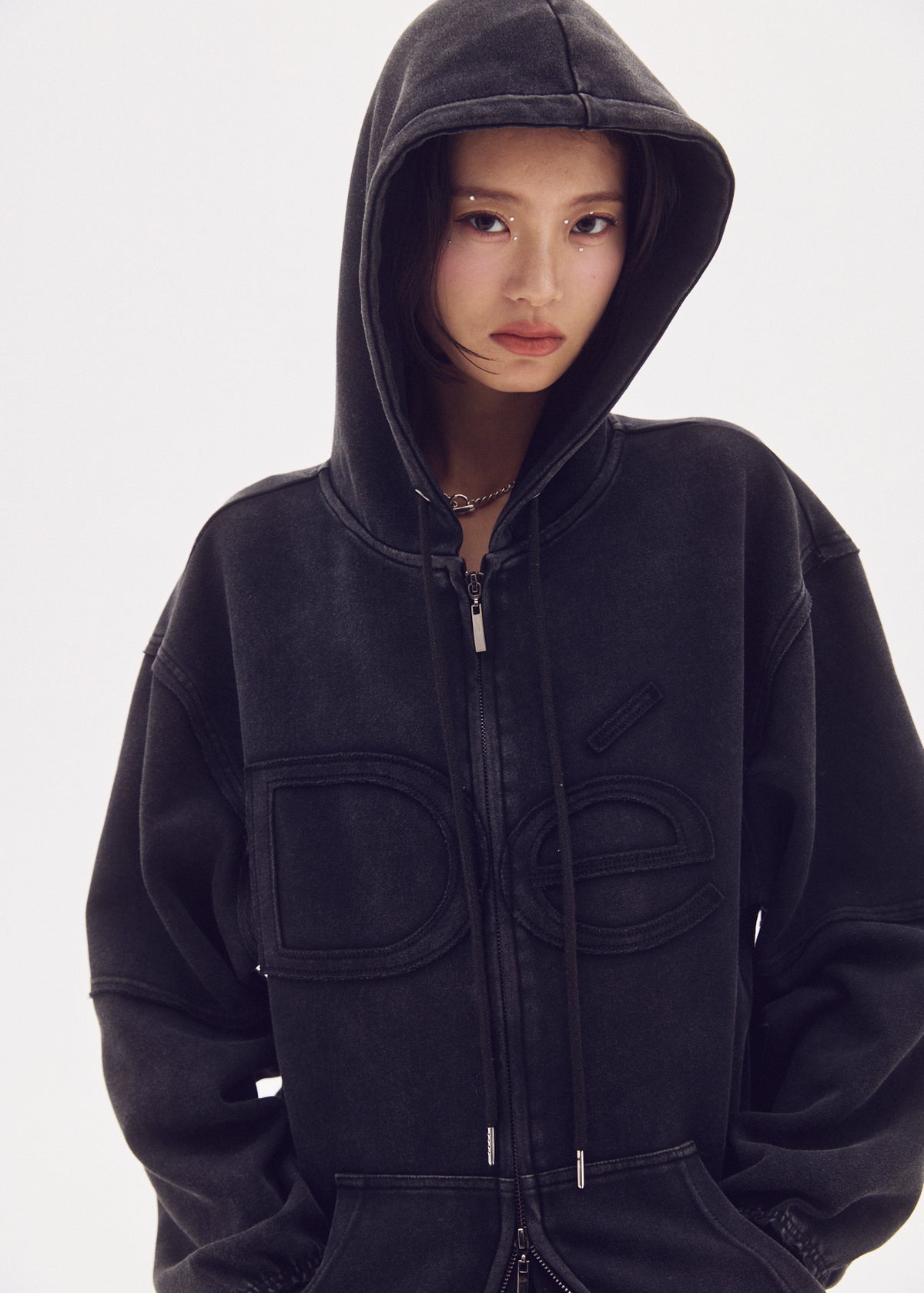 Dé Logo Zip Hoodie