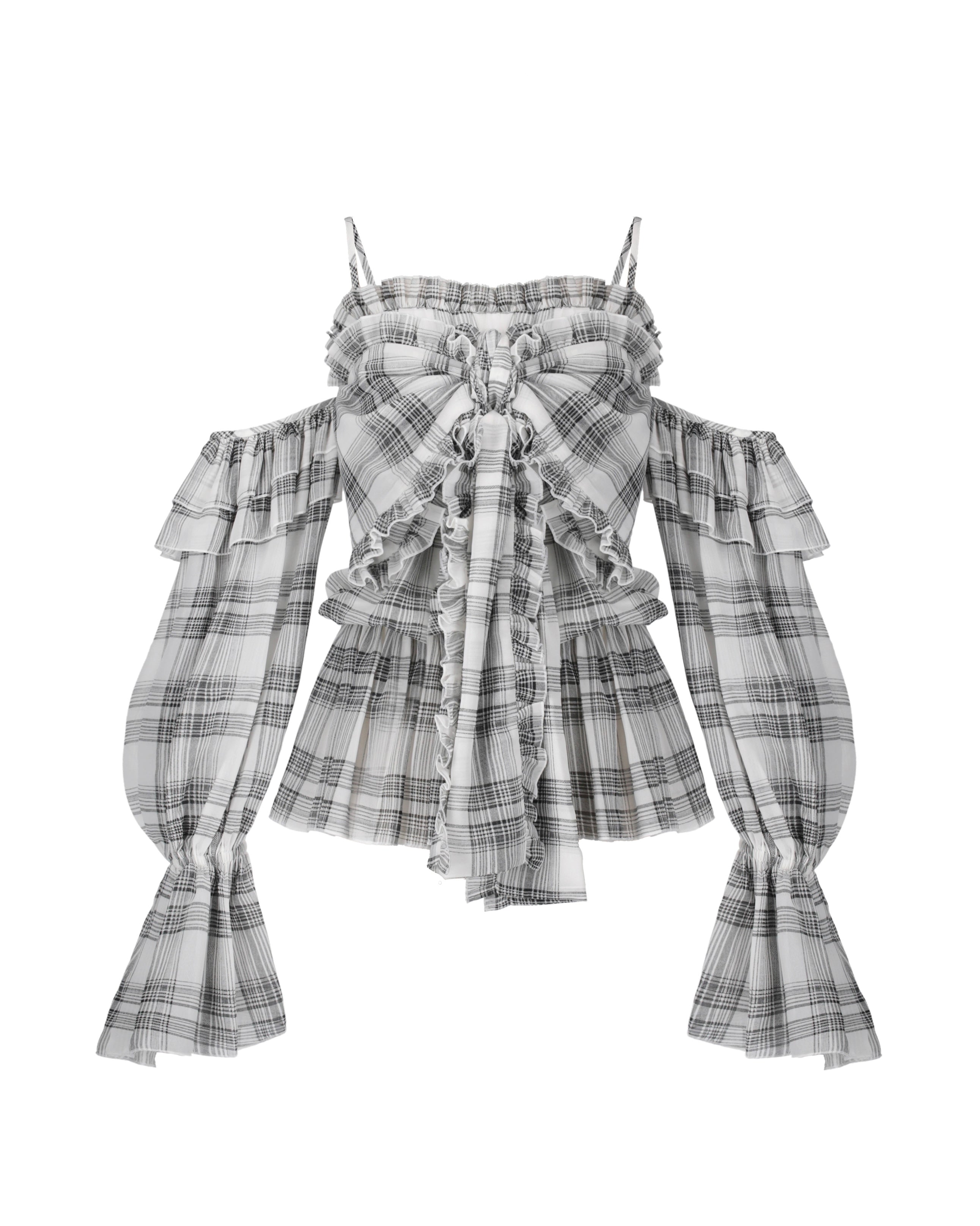 2Way Ribbon Tunic【CHECK】