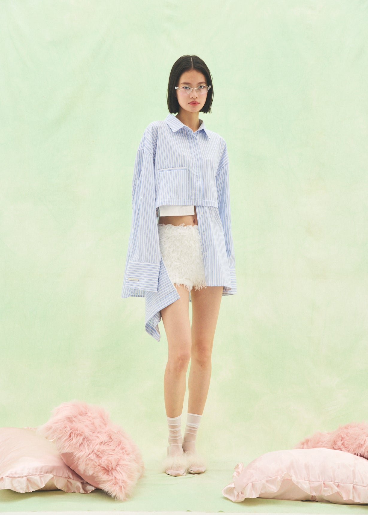 Damage 2Way Oversized Shirt