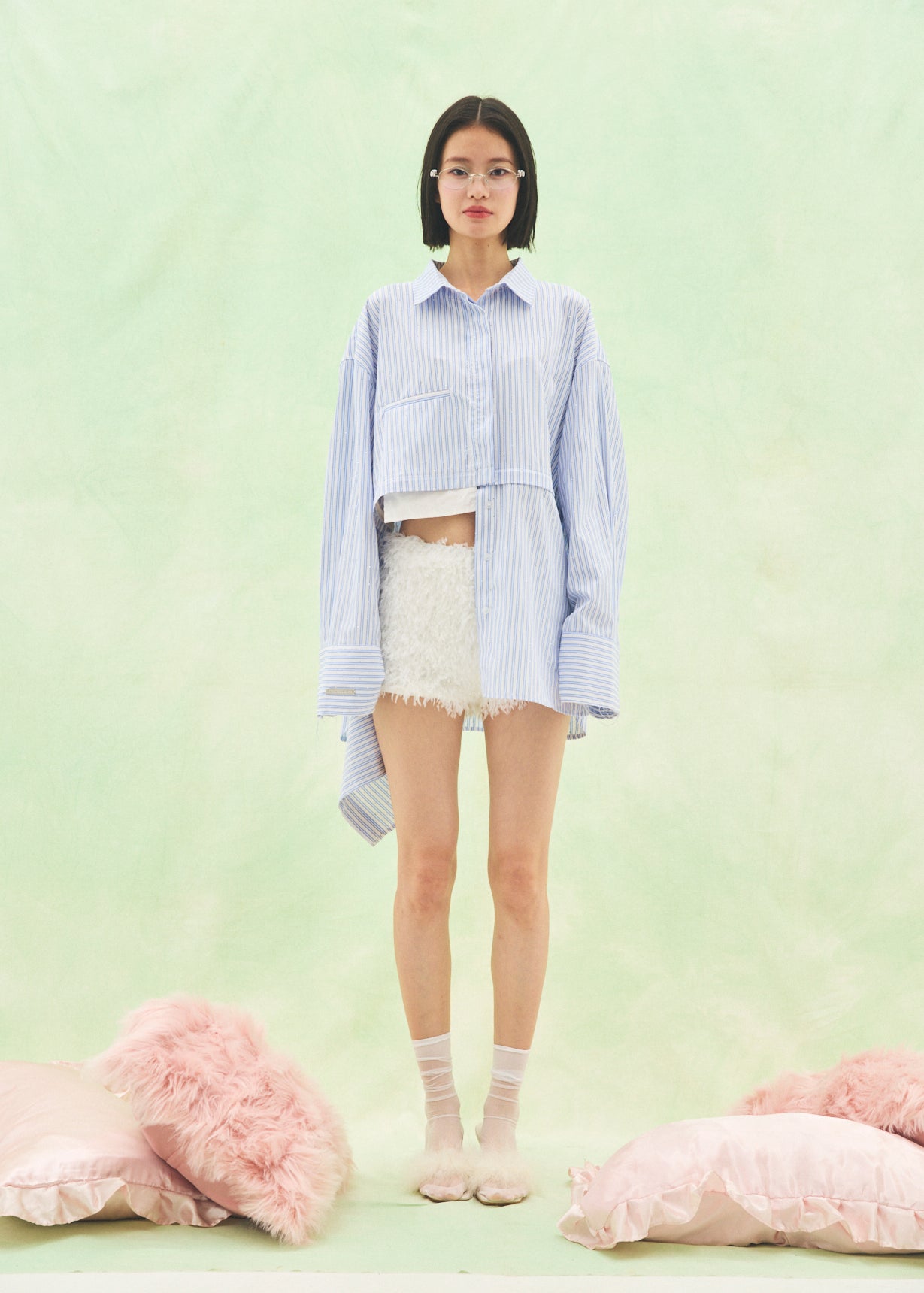 Damage 2Way Oversized Shirt