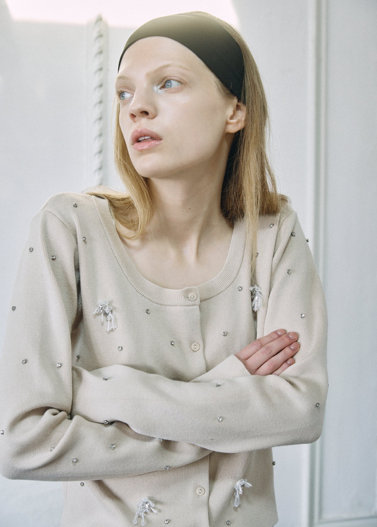 【予約商品】Beaded Bijou Knit Cardigan