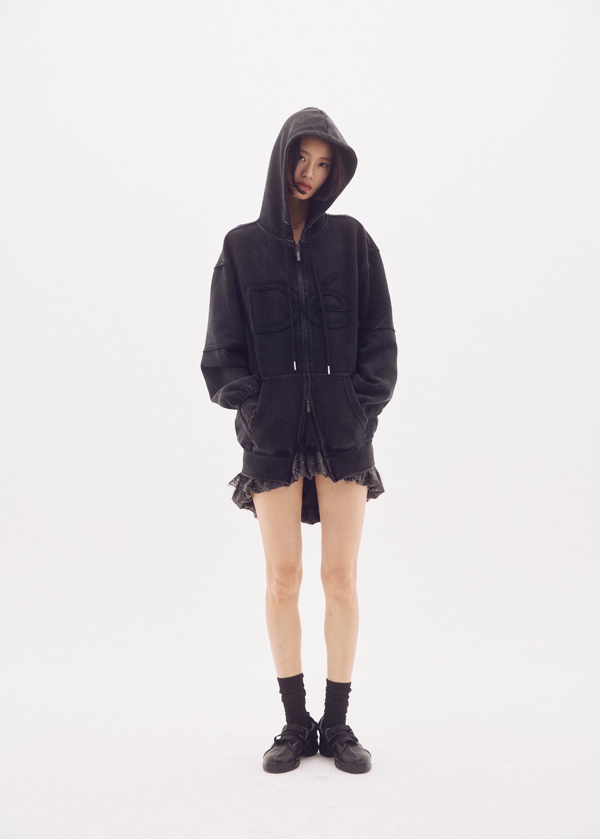 Dé Logo Zip Hoodie