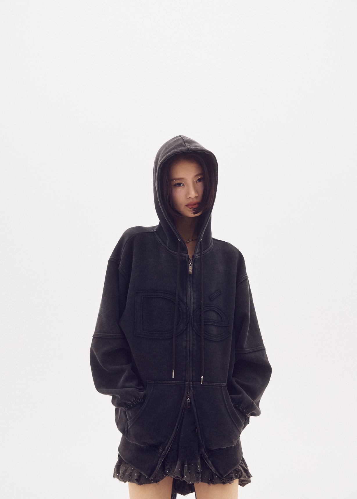 Dé Logo Zip Hoodie