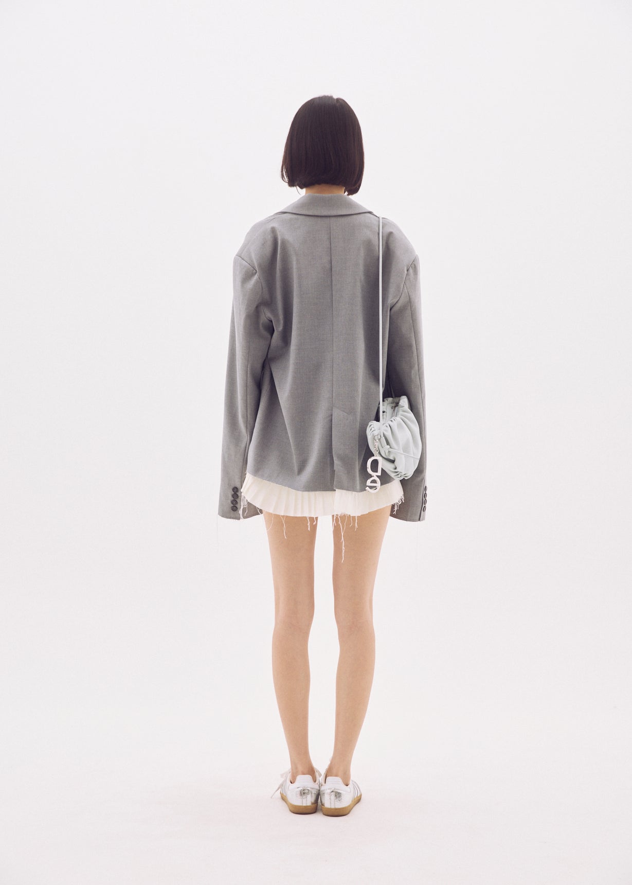 Pleated Oversized Jacket