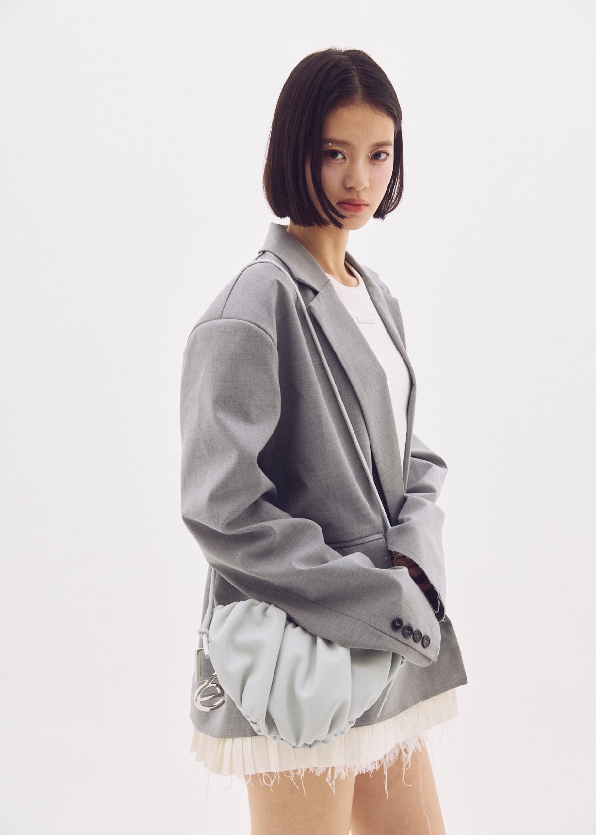 Pleated Oversized Jacket