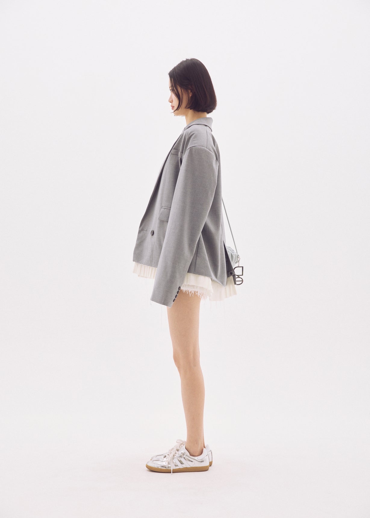 Pleated Oversized Jacket