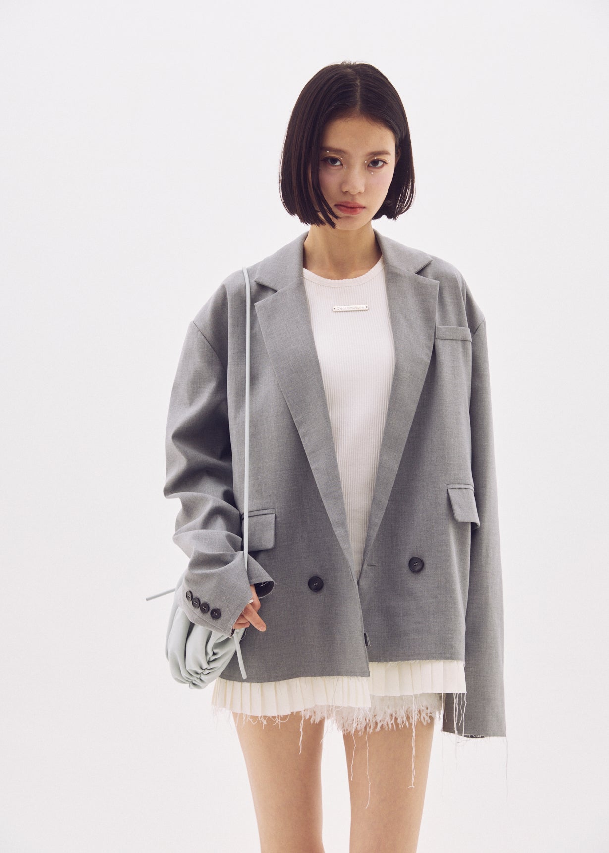 Pleated Oversized Jacket