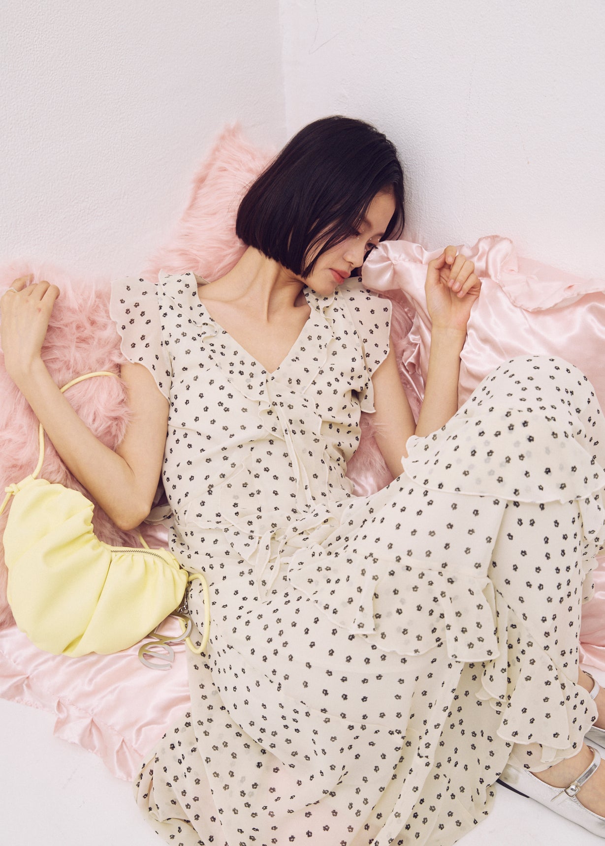 Flower Ruffle Dress