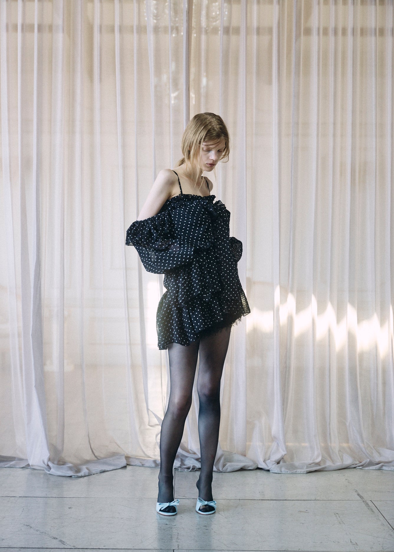 2Way Ribbon Tunic【DOT】