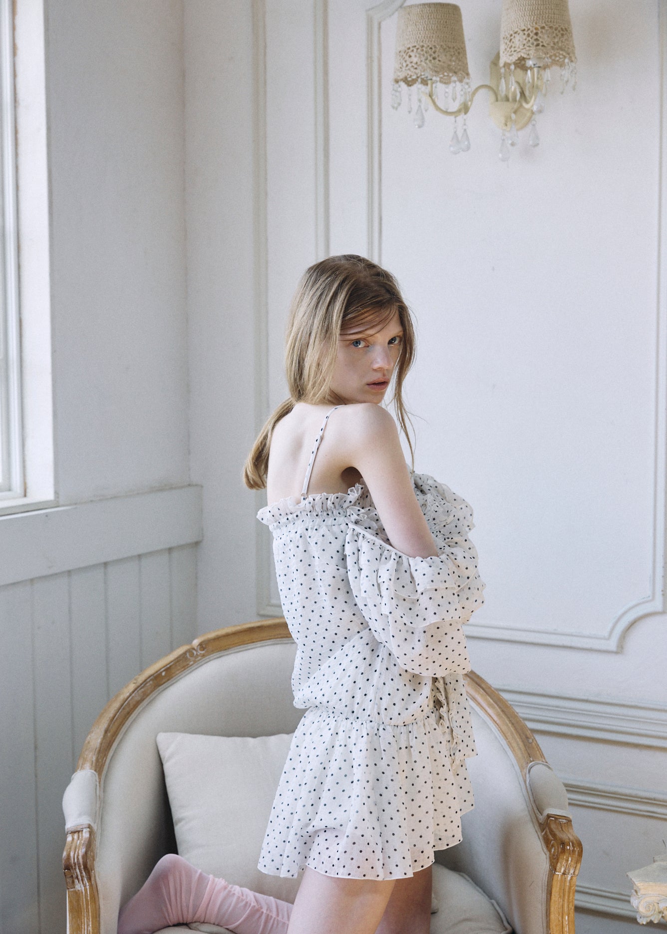 2Way Ribbon Tunic【DOT】