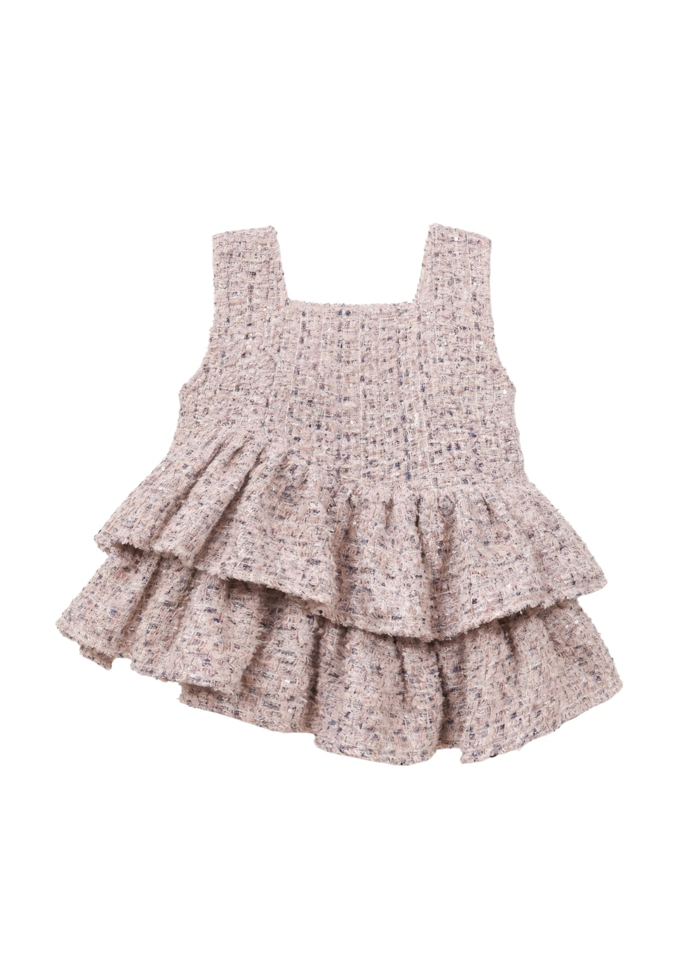 Fancy Tweed Frill Top【予約商品】