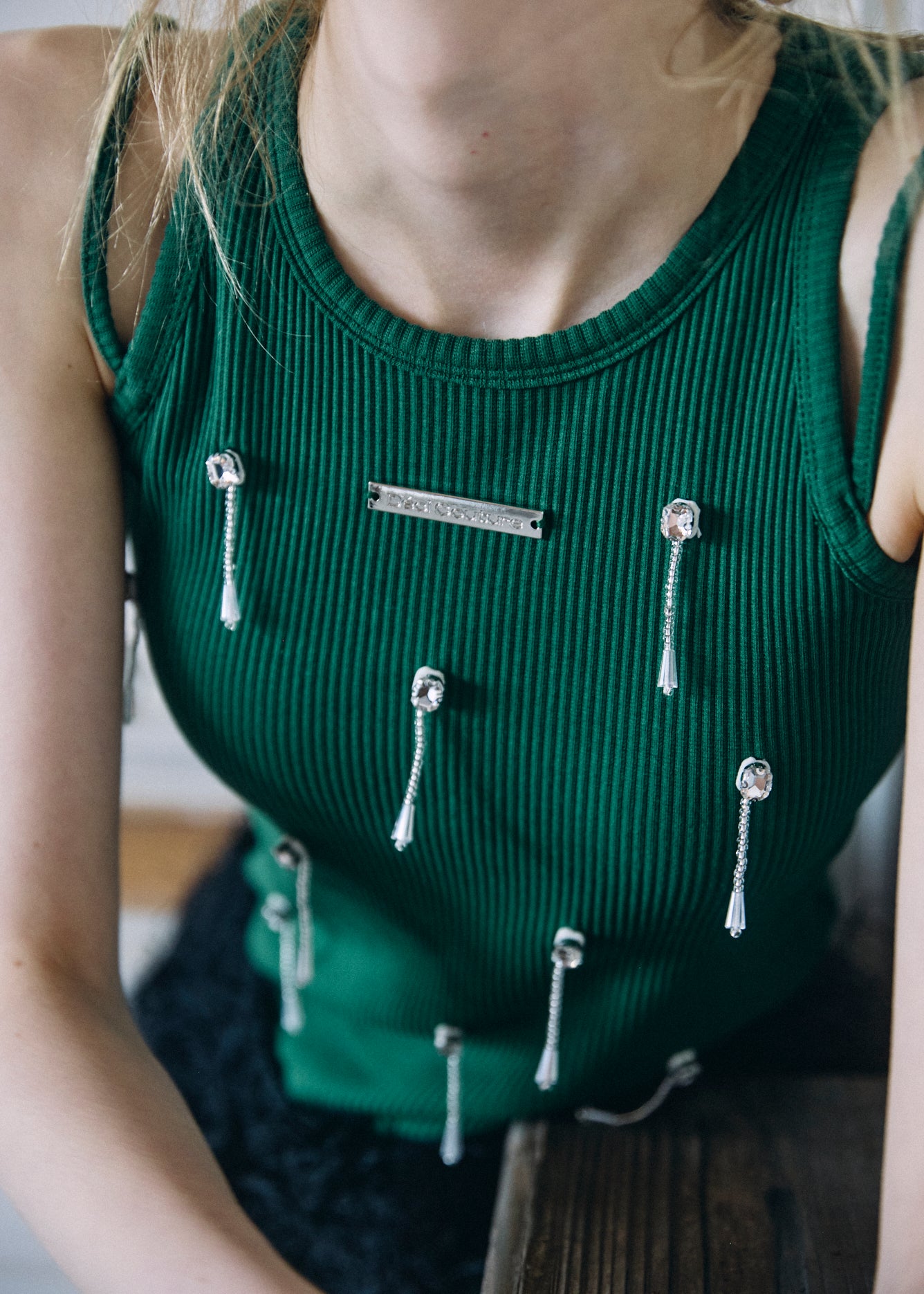 Bijou Double Strap Rib Tank (with Pads)