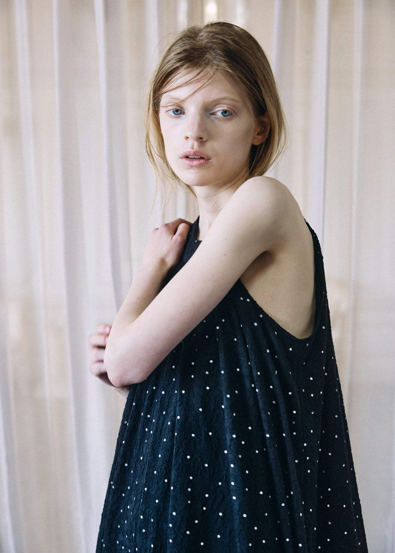 Dot Balloon Dress