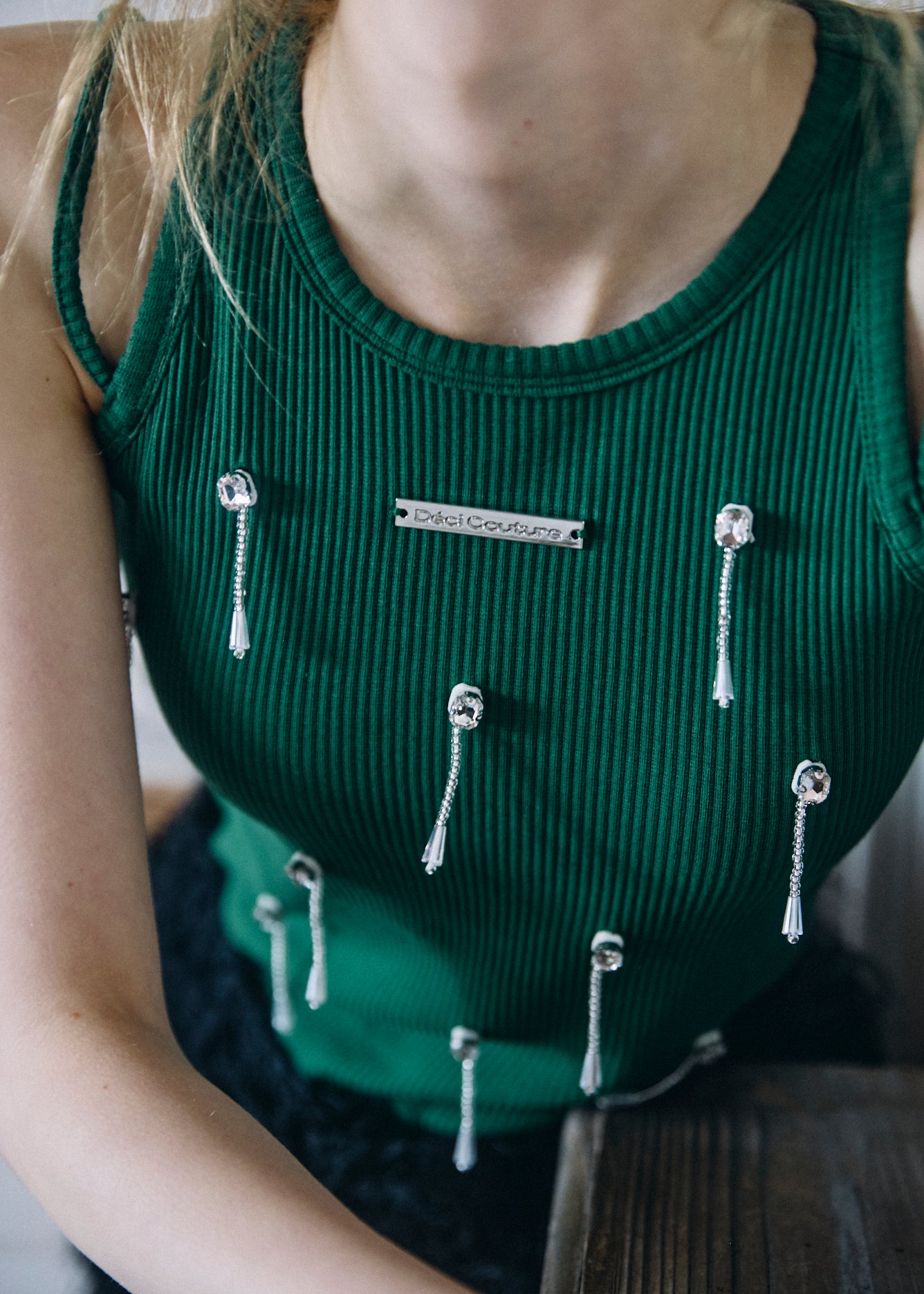 Bijou Double Strap Rib Tank (with Pads)