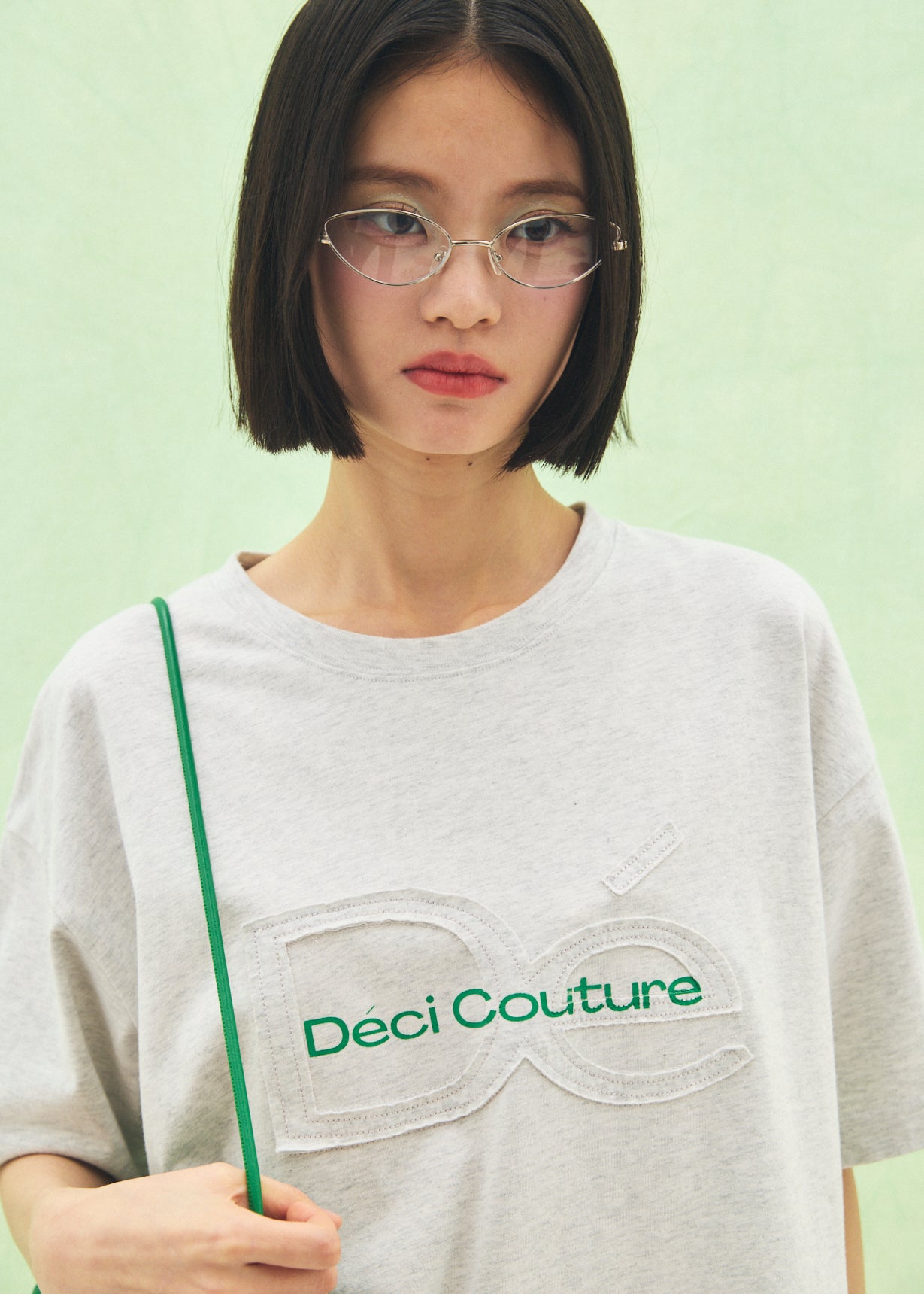 【Big】Cut-Out Logo T-Shirt