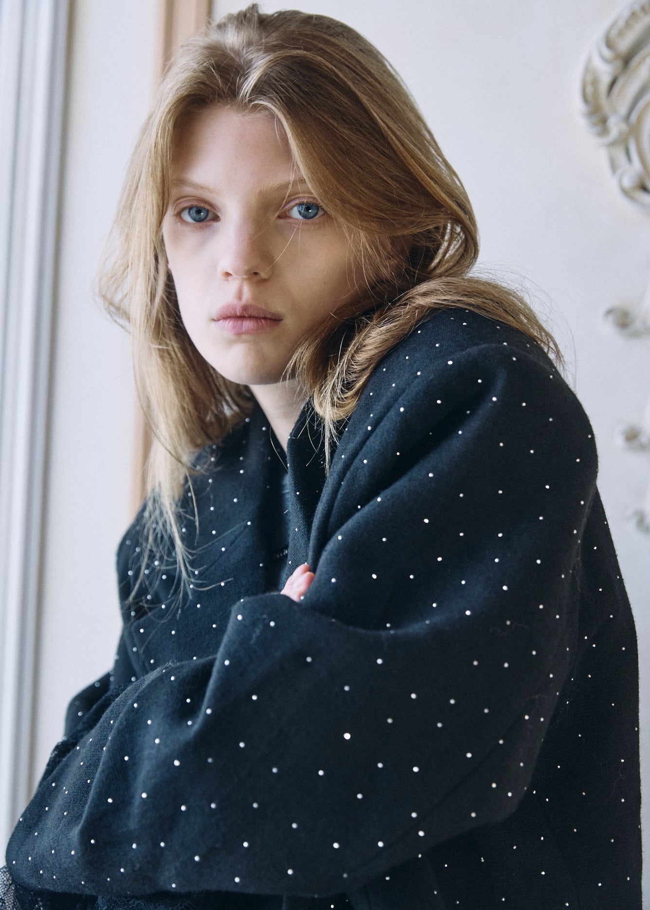 【予約商品】2WAY Bijou Lace Jacket