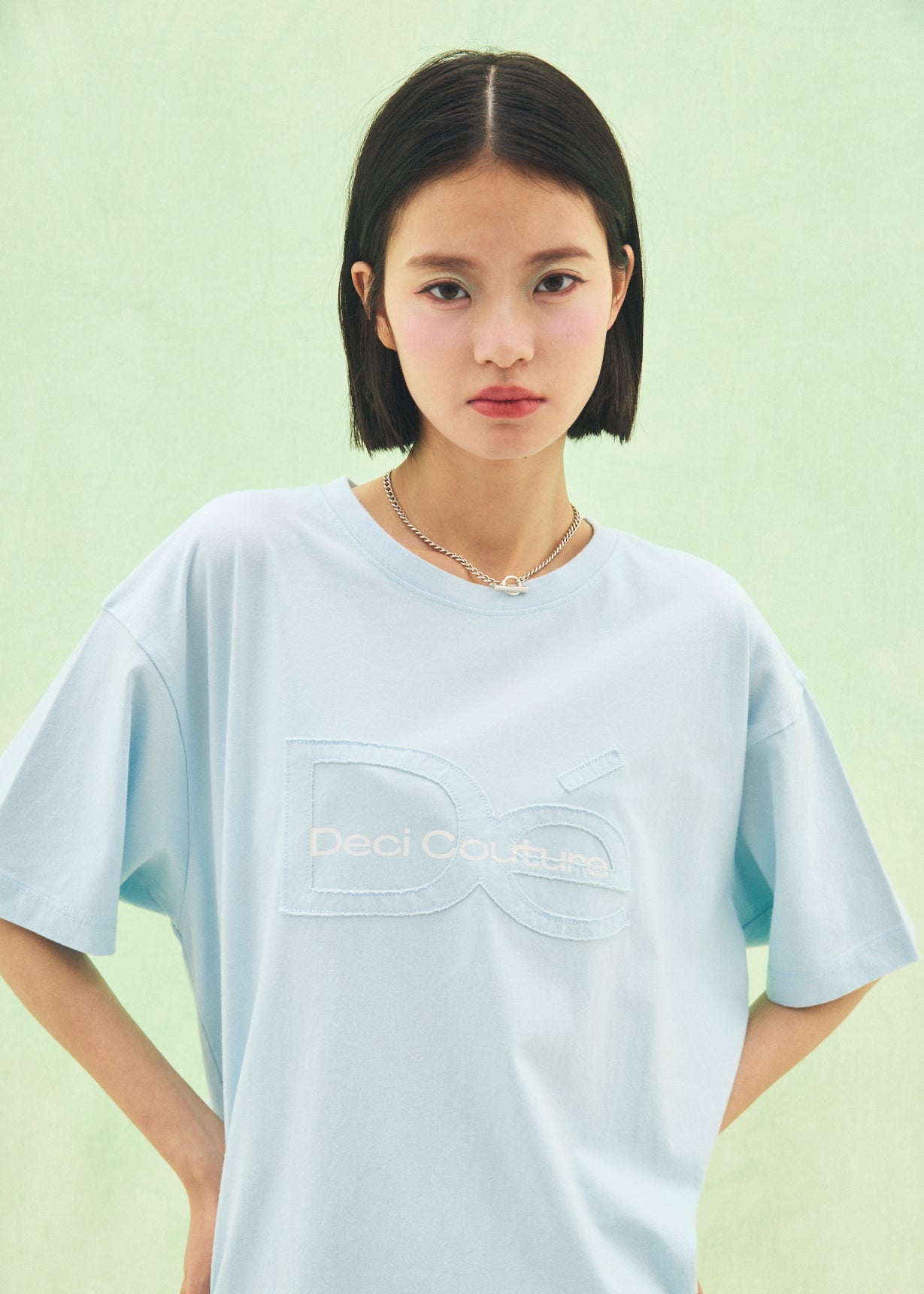【Big】Cut-Out Logo T-Shirt