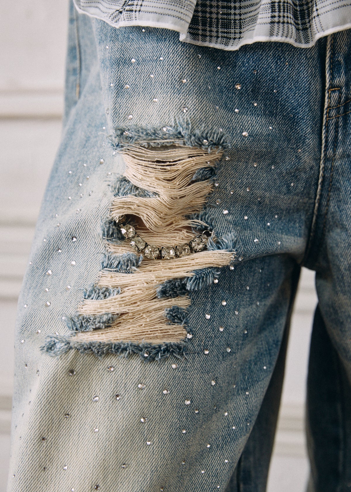 【予約商品】Bijou Damaged Denim