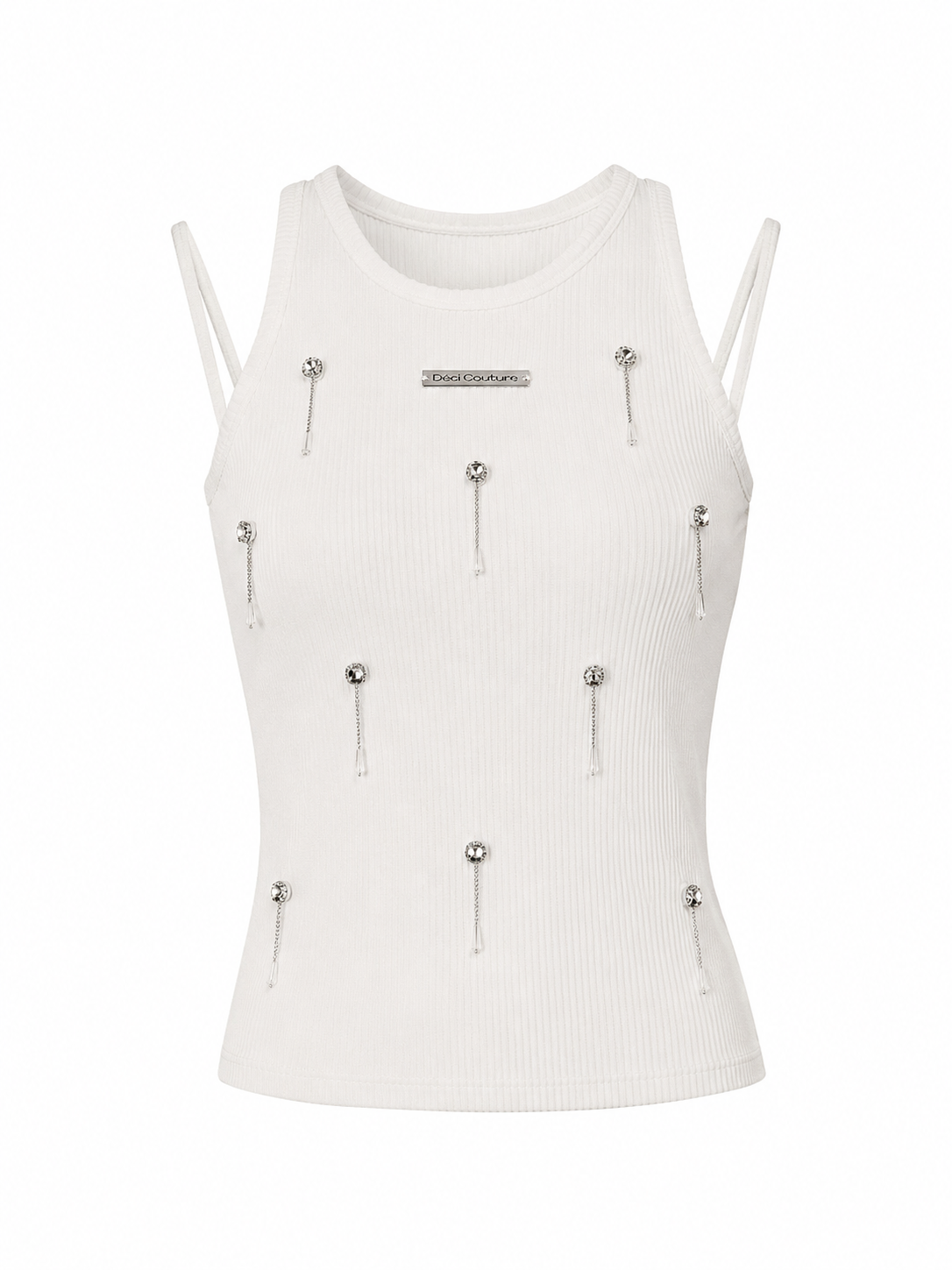 Bijou Double Strap Rib Tank (with Pads)
