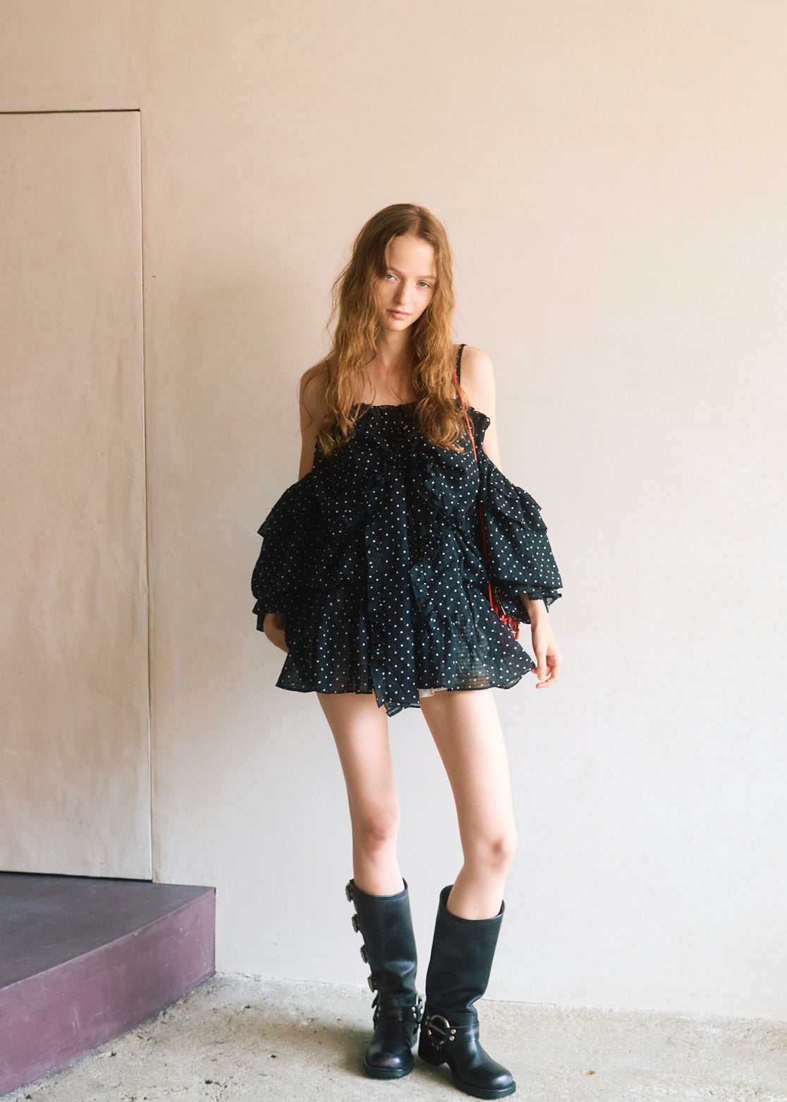 2Way Ribbon Tunic【DOT】