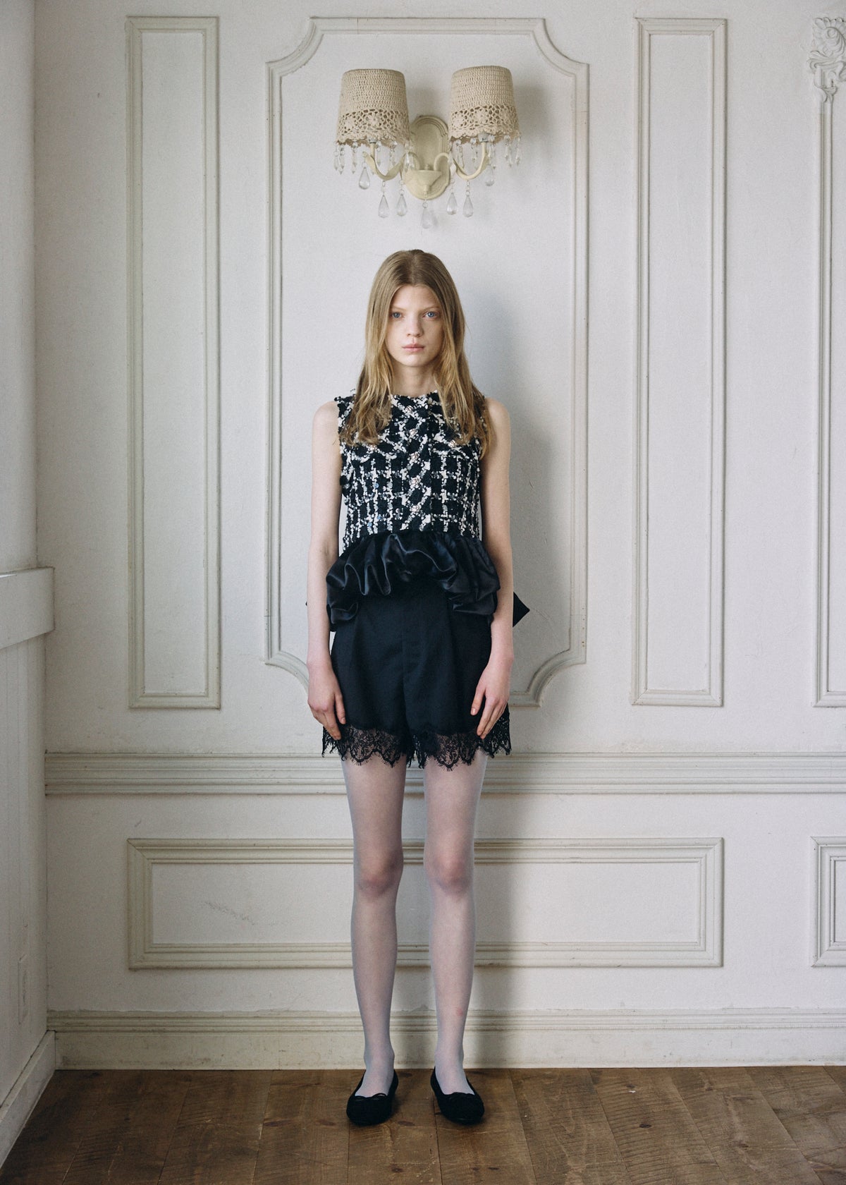 【予約商品】Tweed Balloon Docking Top