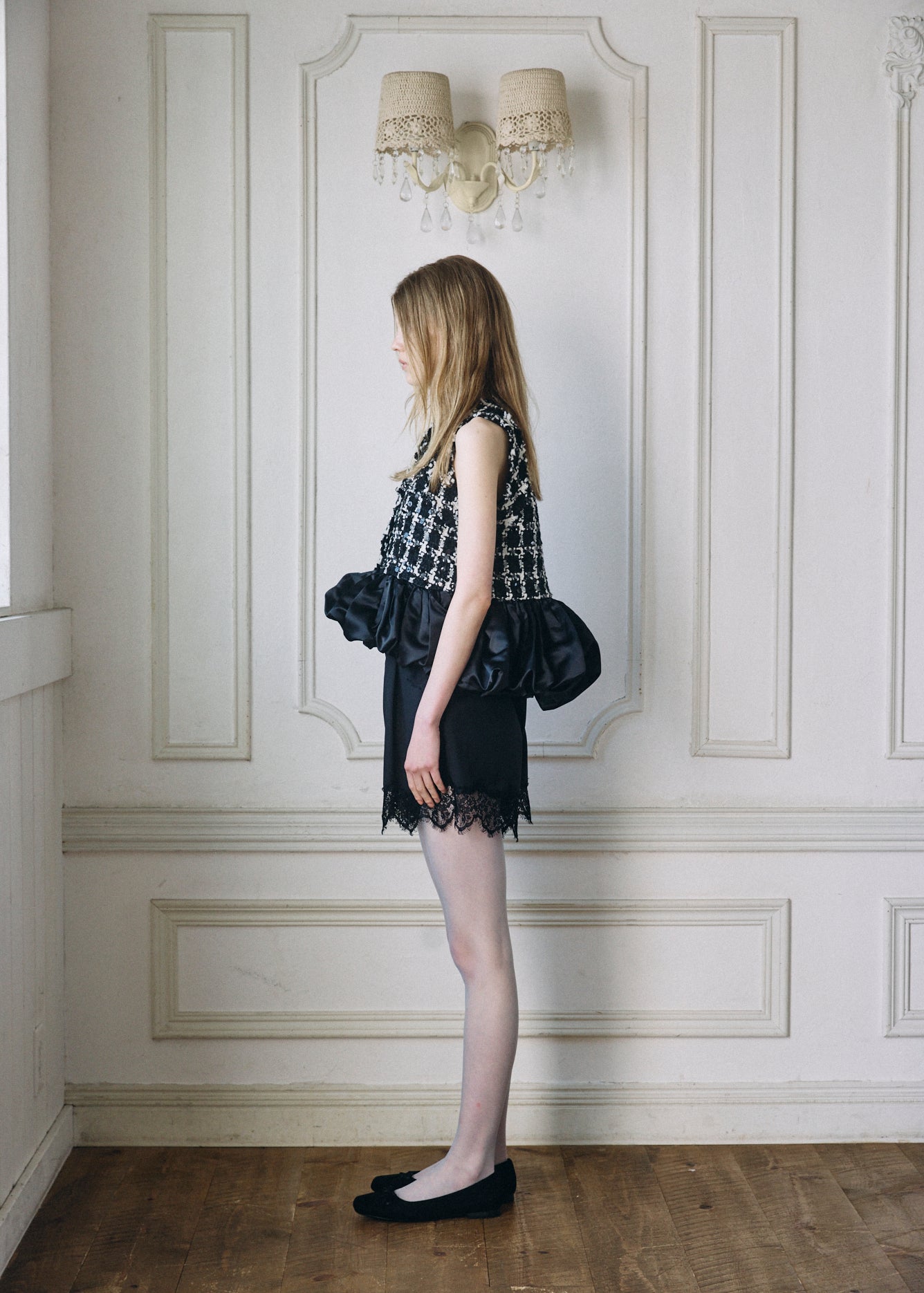 【予約商品】Tweed Balloon Docking Top