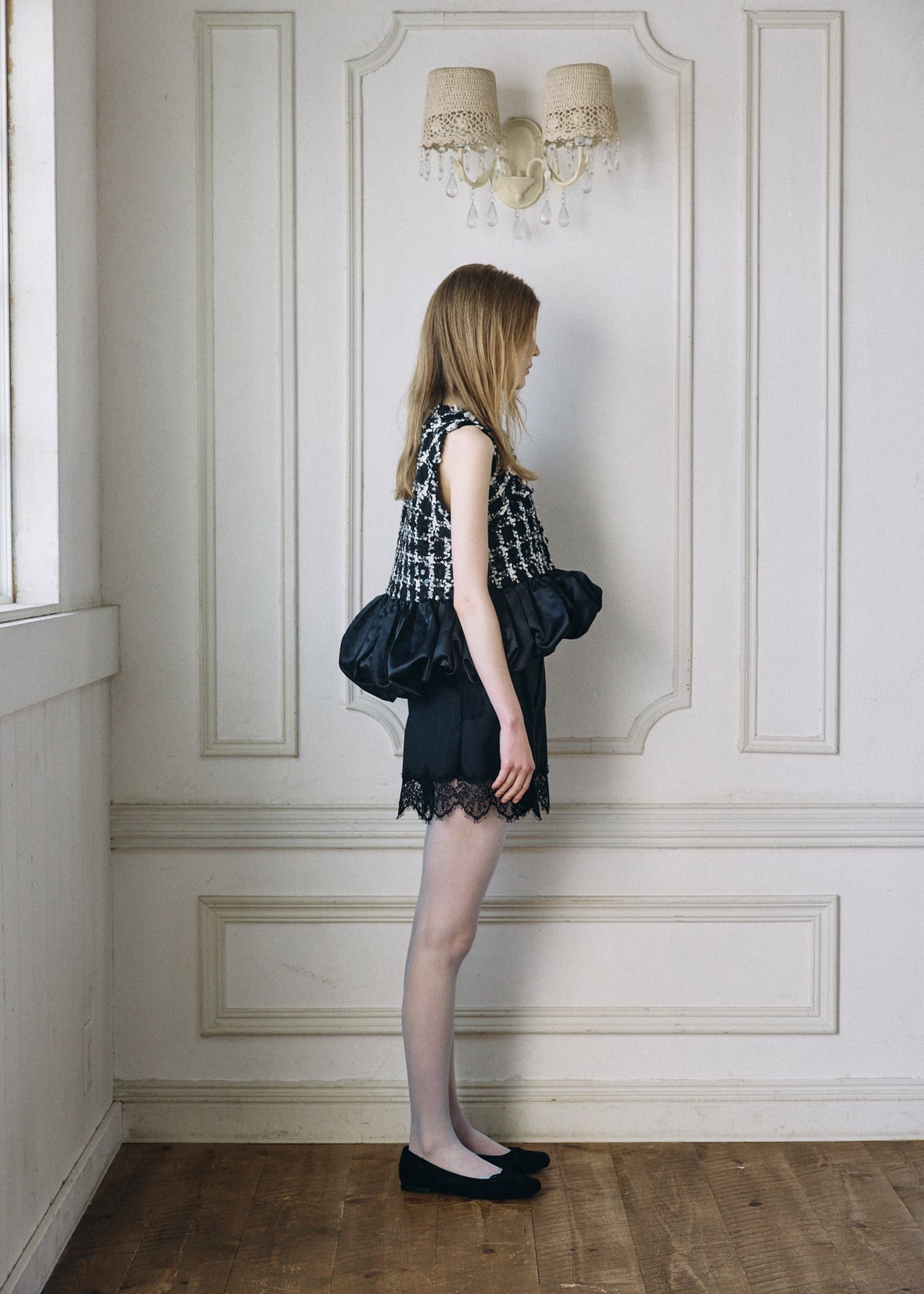 【予約商品】Tweed Balloon Docking Top