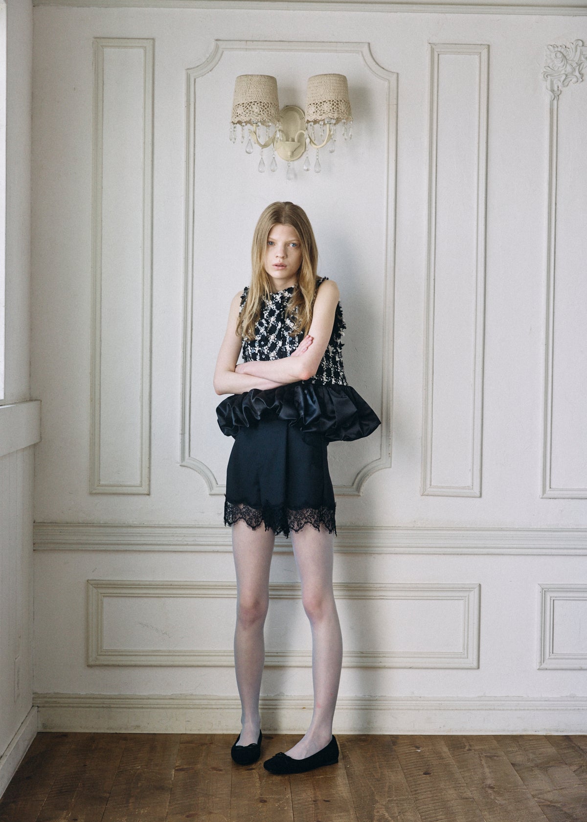 【予約商品】Tweed Balloon Docking Top