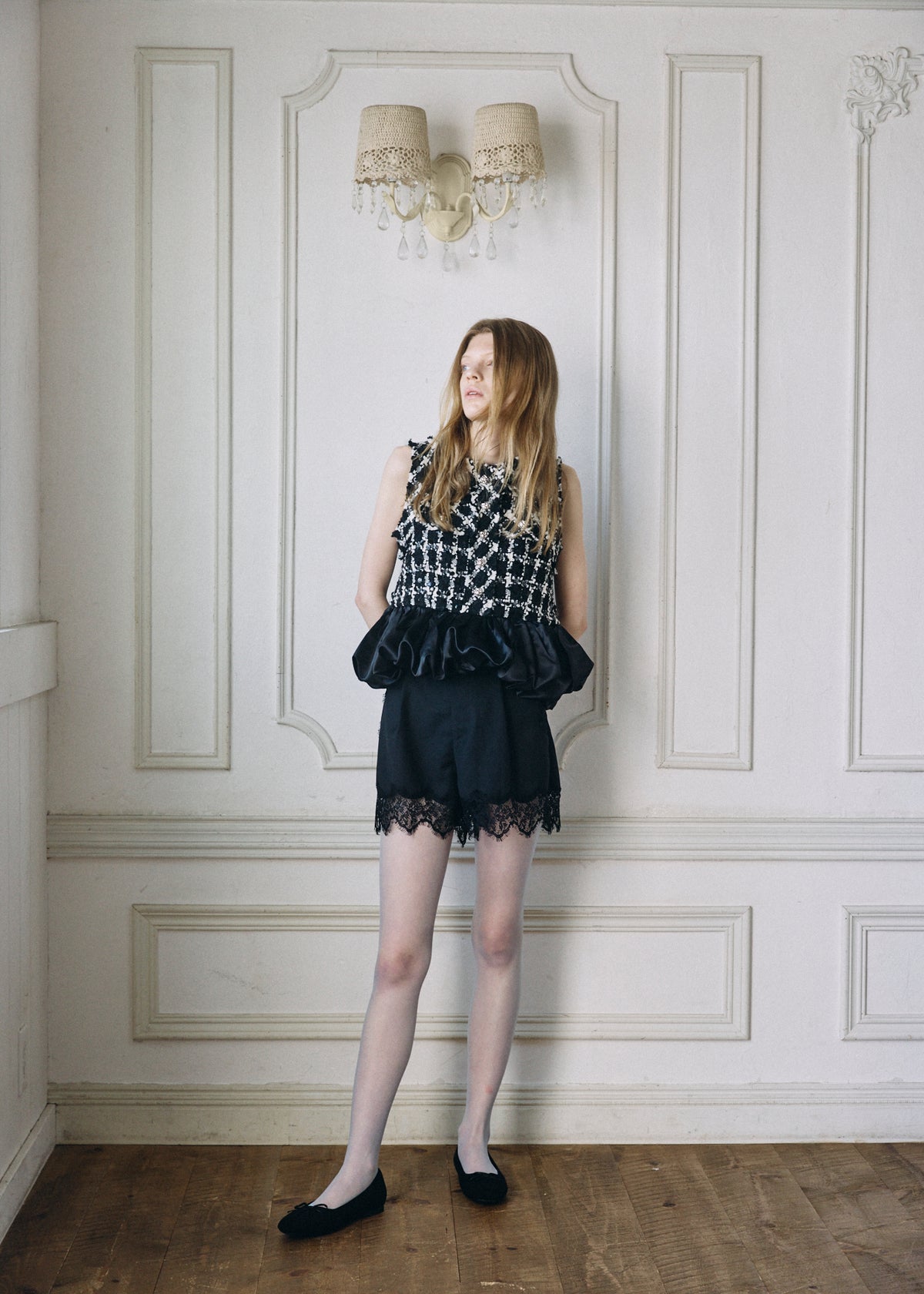 【予約商品】Tweed Balloon Docking Top