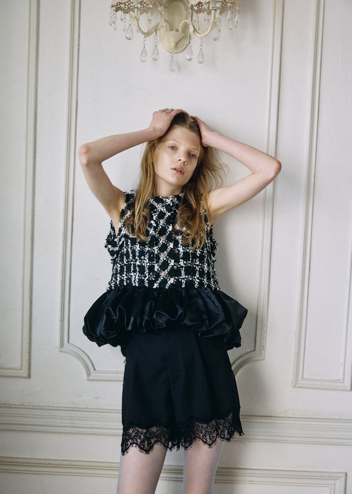 【予約商品】Tweed Balloon Docking Top