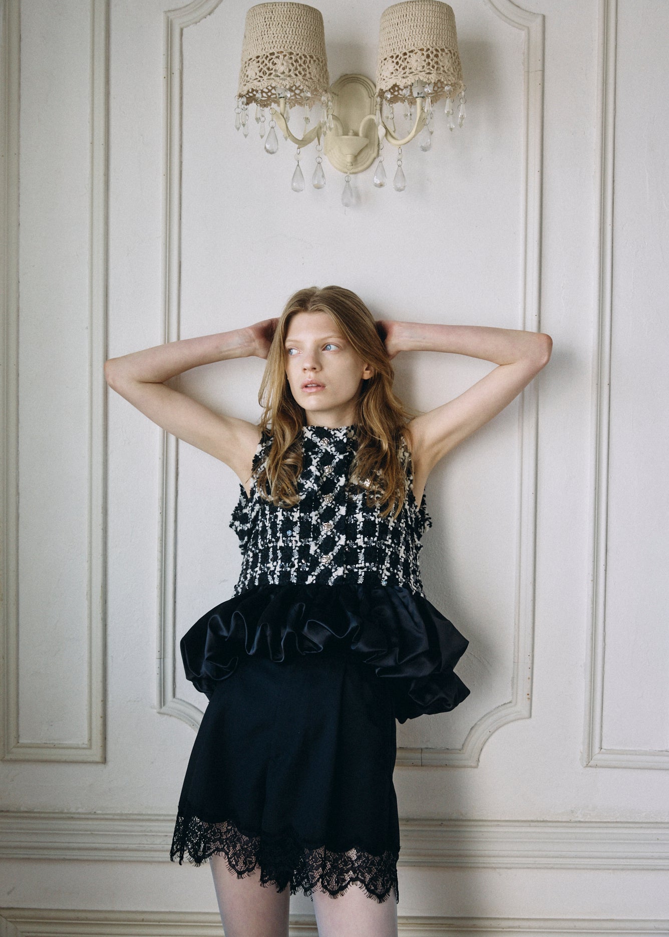 【予約商品】Tweed Balloon Docking Top