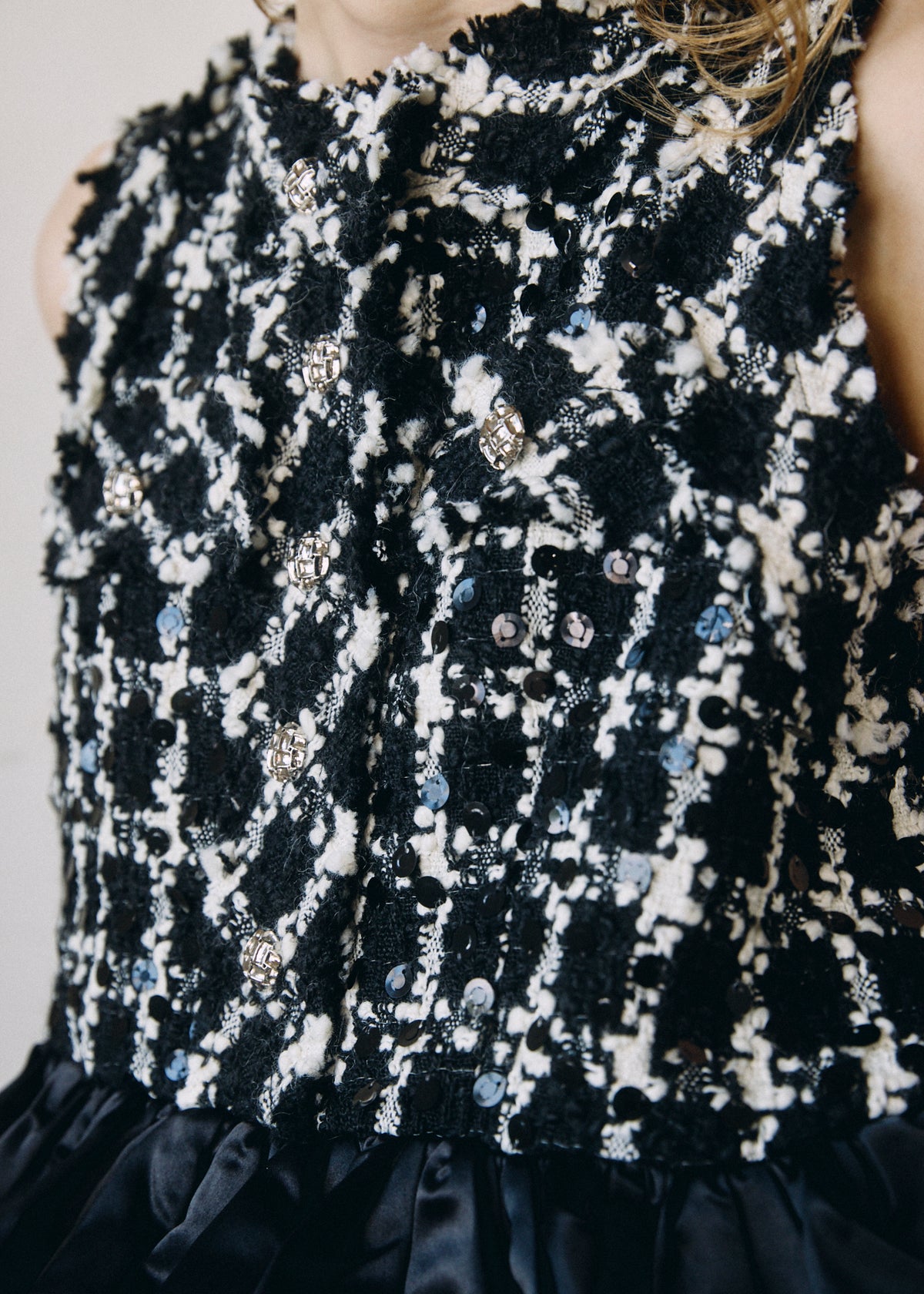 【予約商品】Tweed Balloon Docking Top