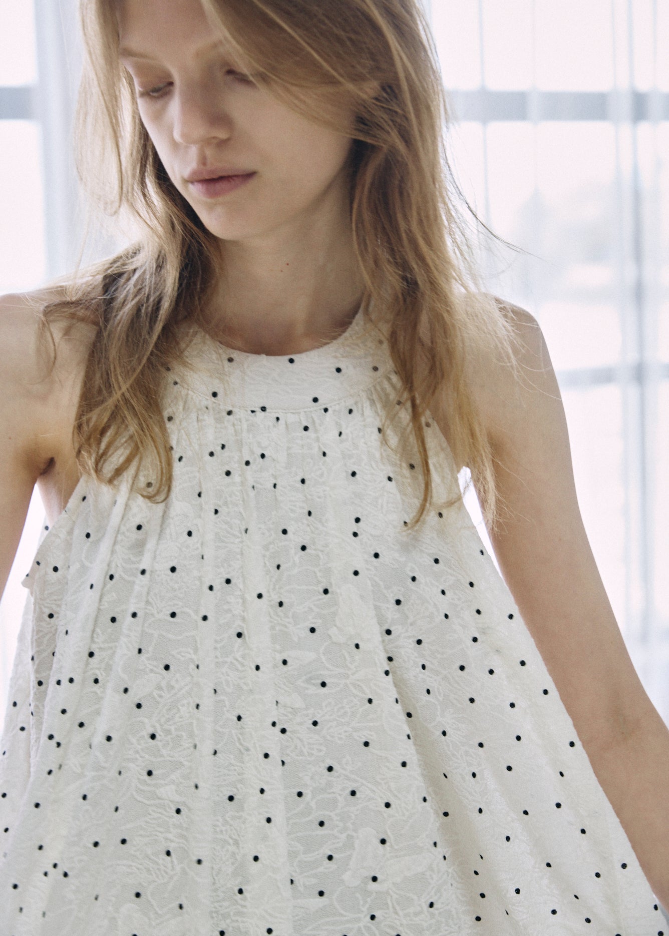 Dot Balloon Dress