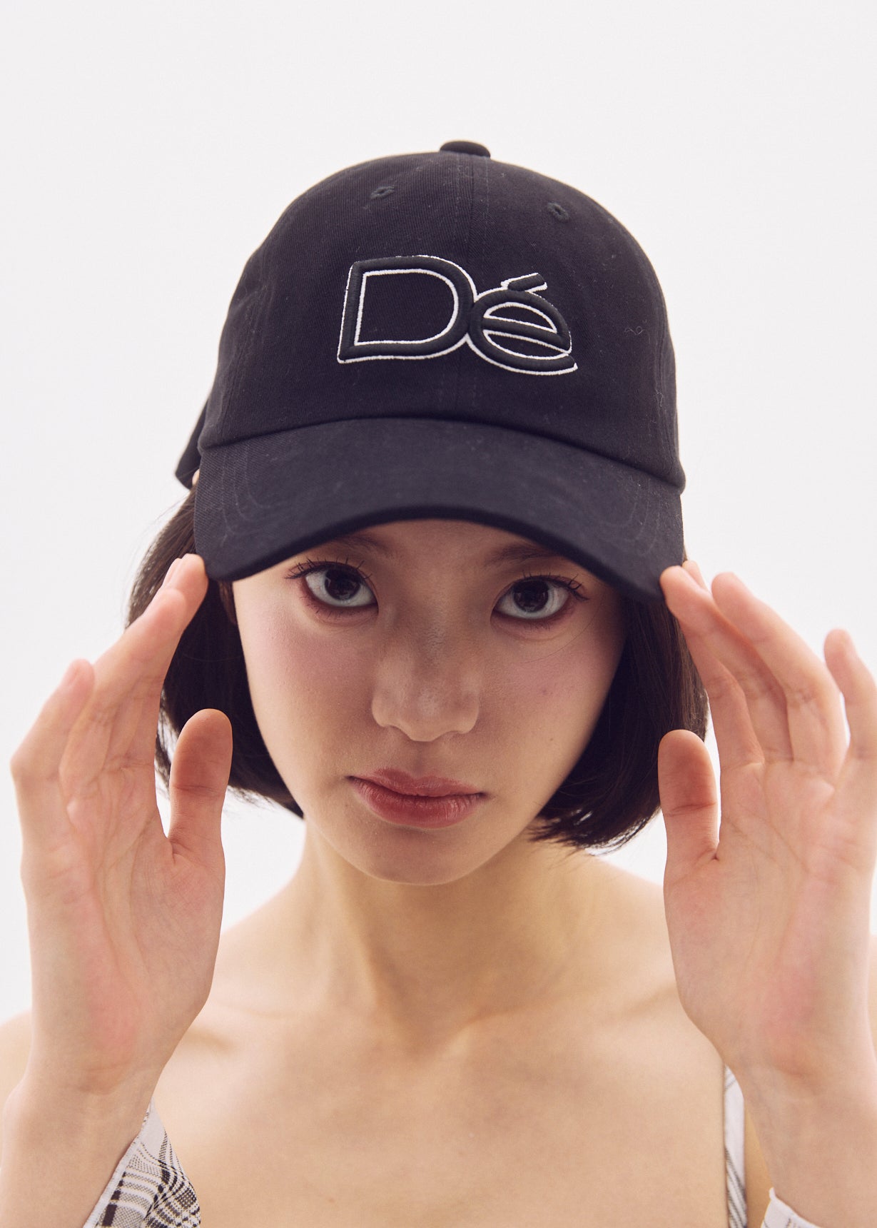 Deci Couture キャップ Dé Logo Ribbon Cap