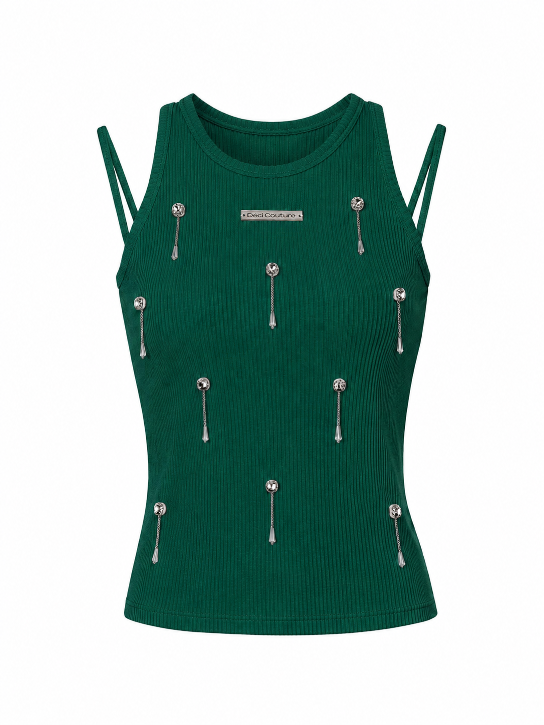 Bijou Double Strap Rib Tank (with Pads)