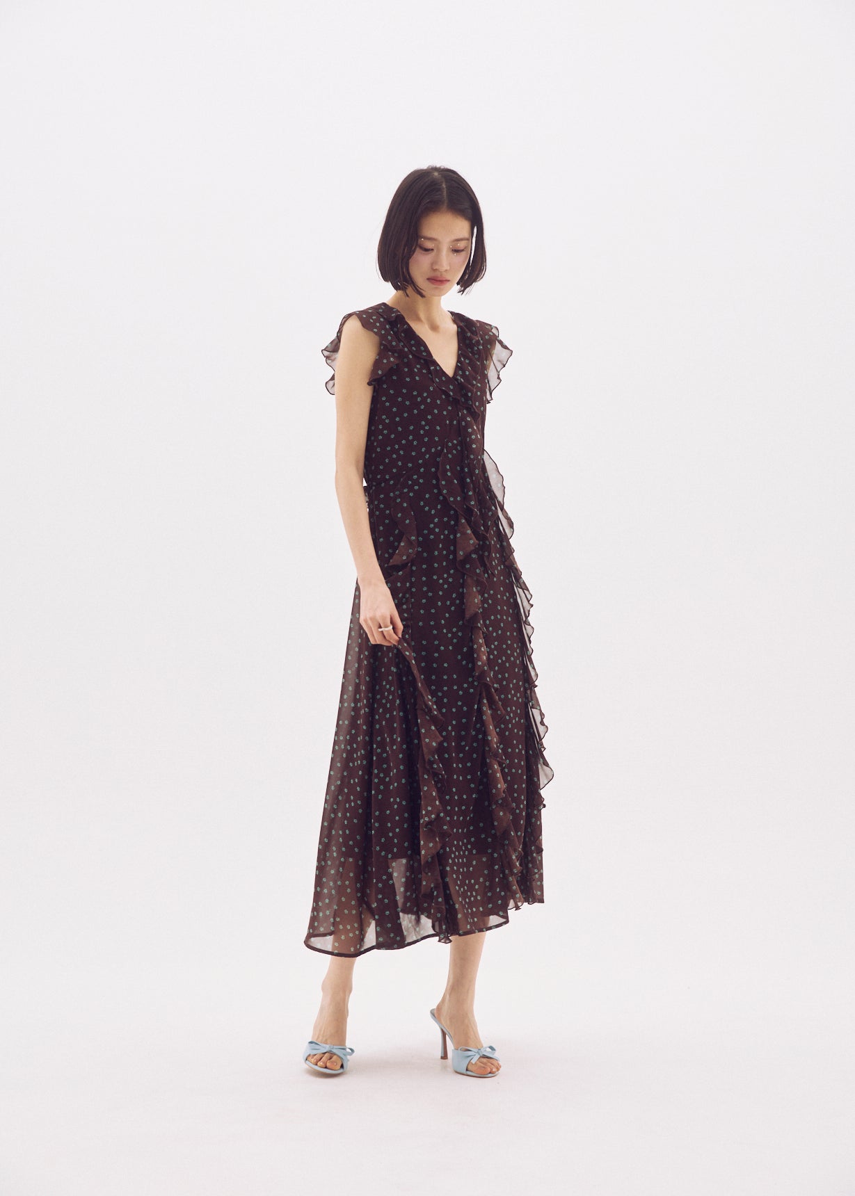 Flower Ruffle Dress