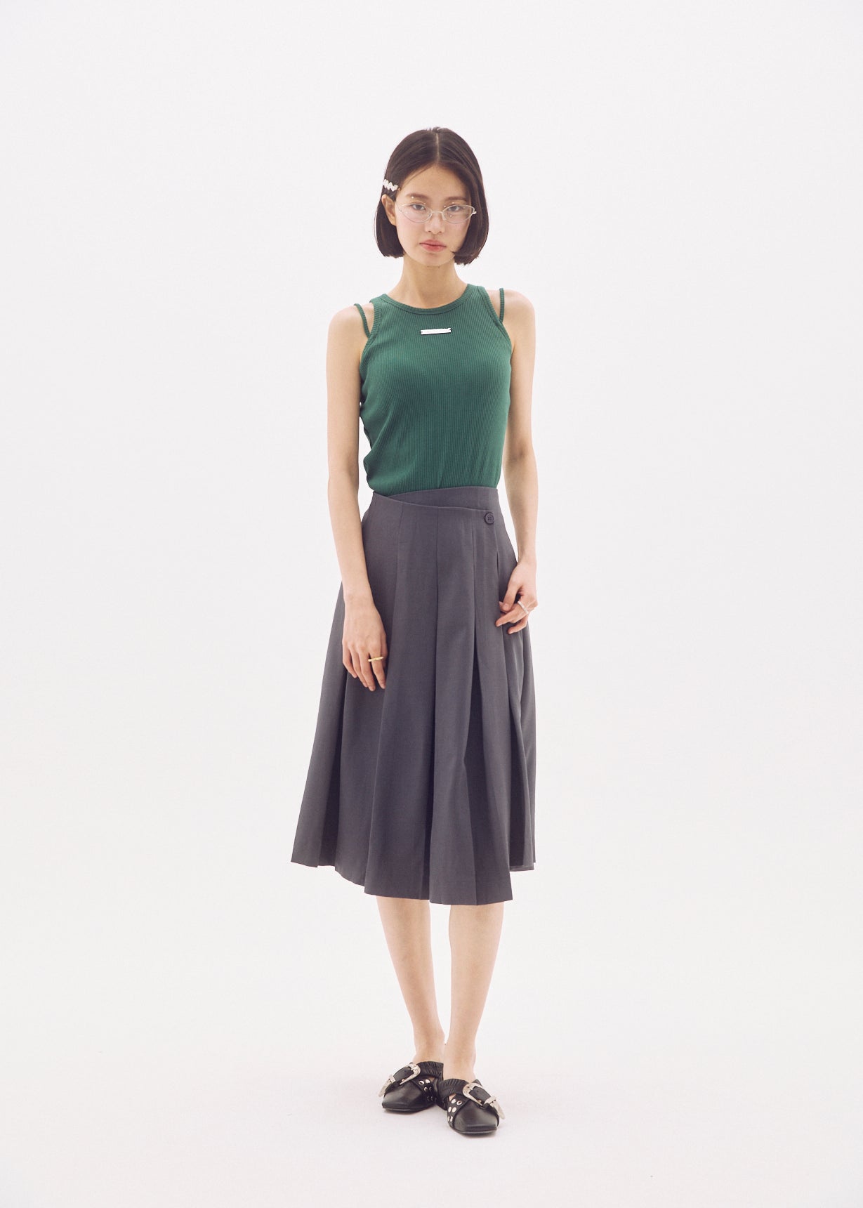 Double Strap Rib Tank (with Pads)