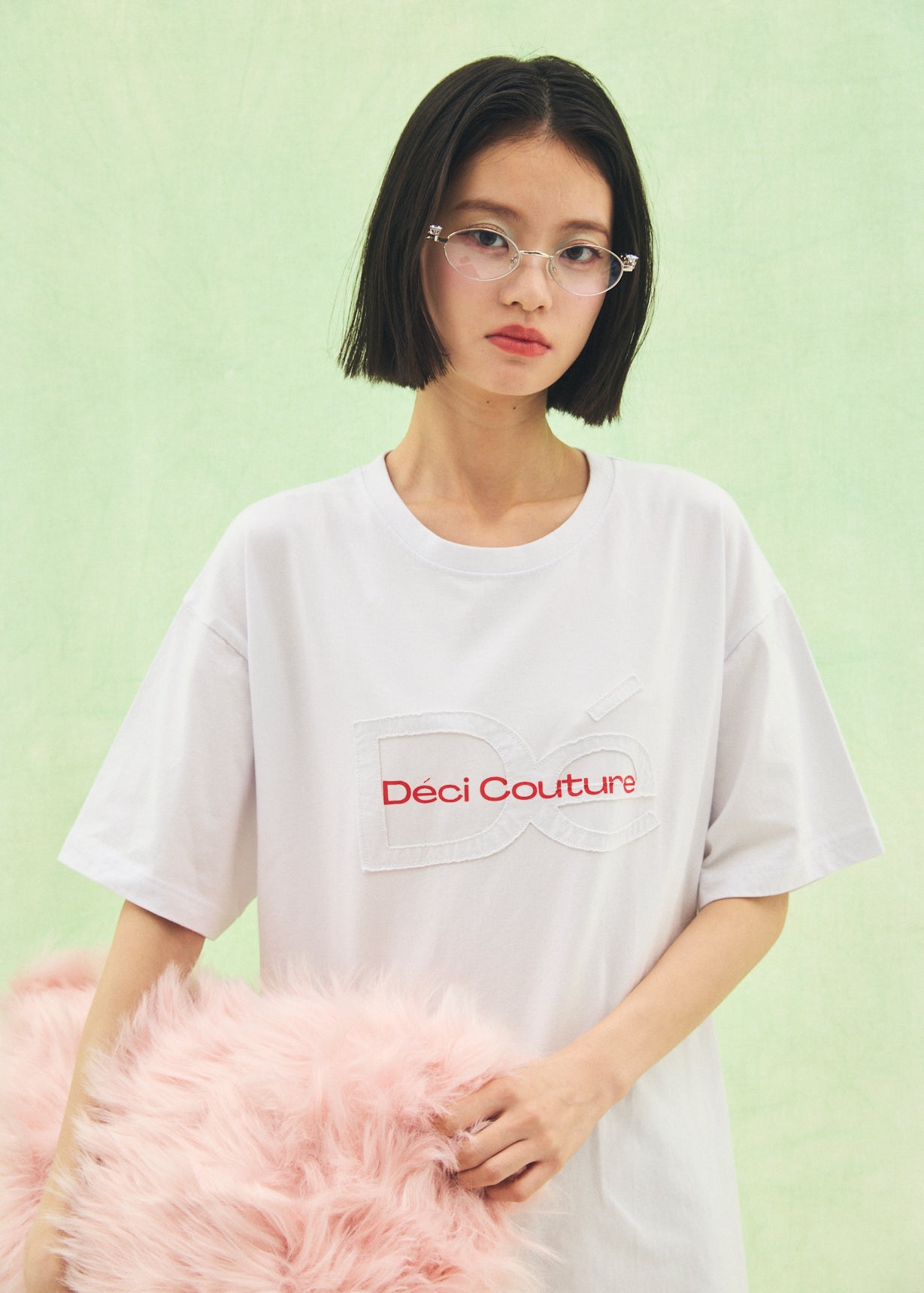 【Big】Cut-Out Logo T-Shirt