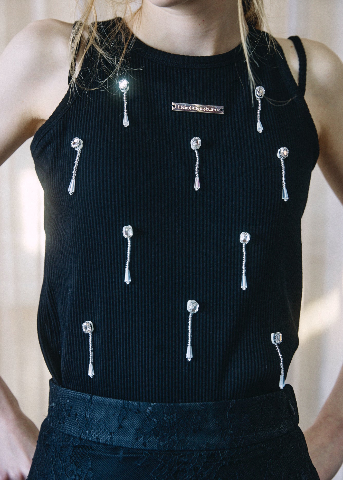 Bijou Double Strap Rib Tank (with Pads)
